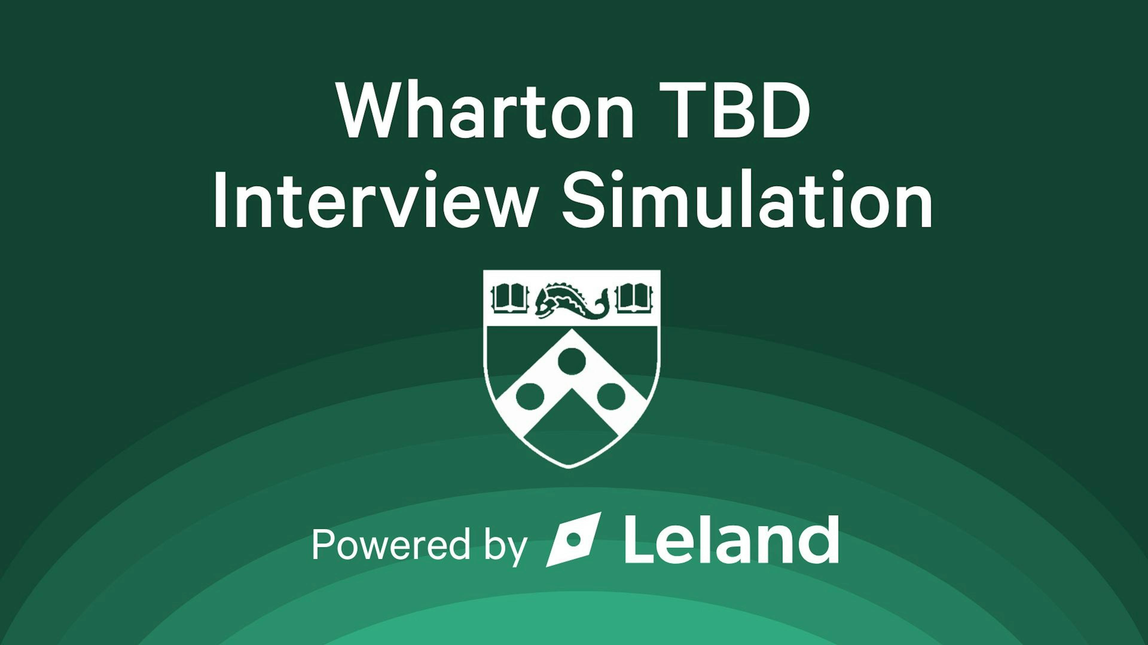 Wharton Team-Based Discussion (TBD) Simulation