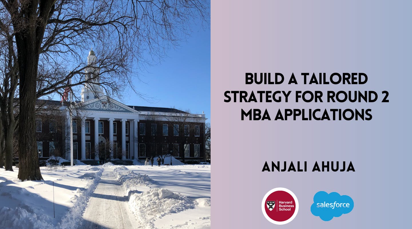 Building A Round 2 Application Strategy By Anjali A. | MBA Group Class ...