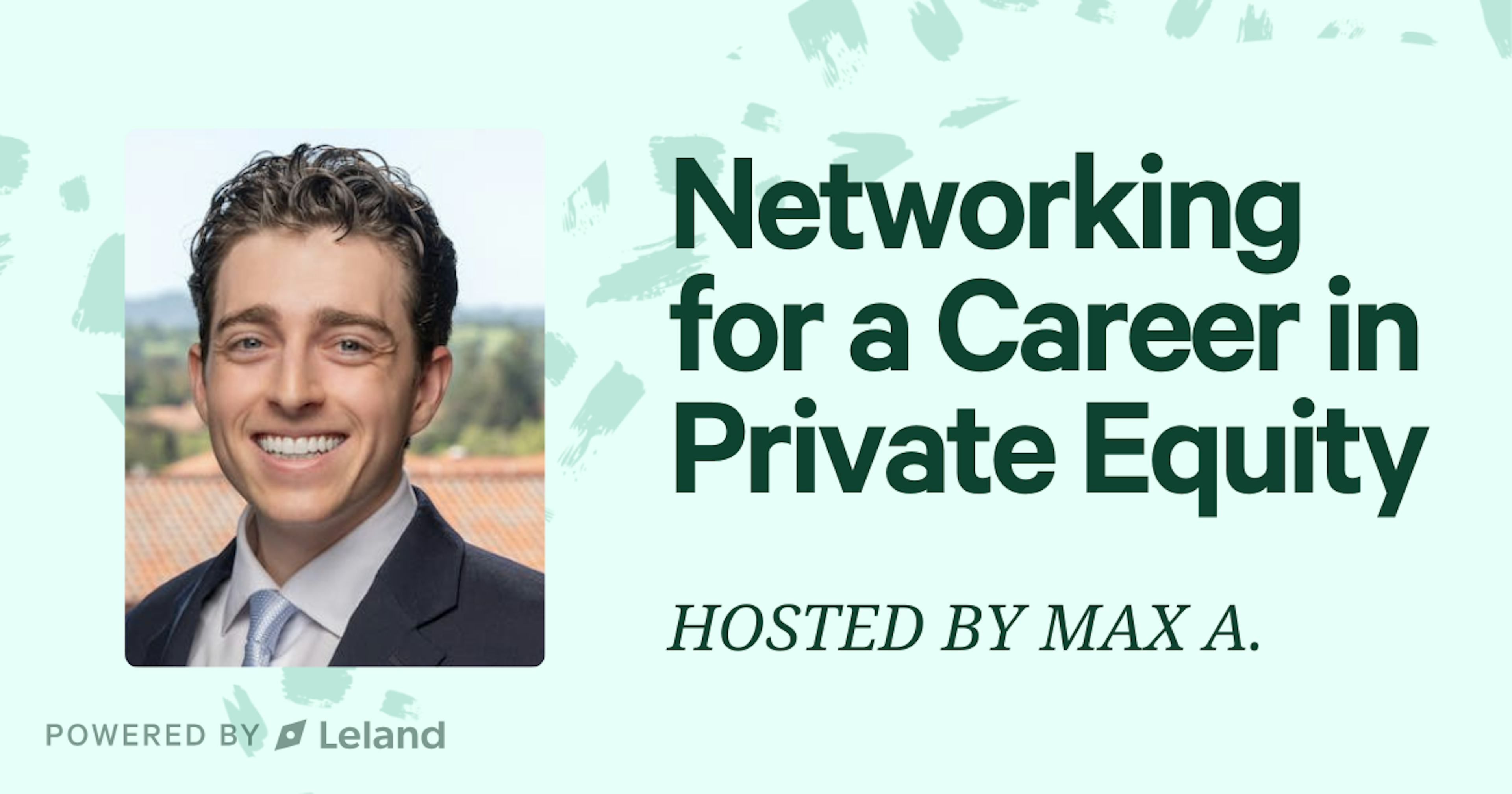 Networking for a Career in Private Equity