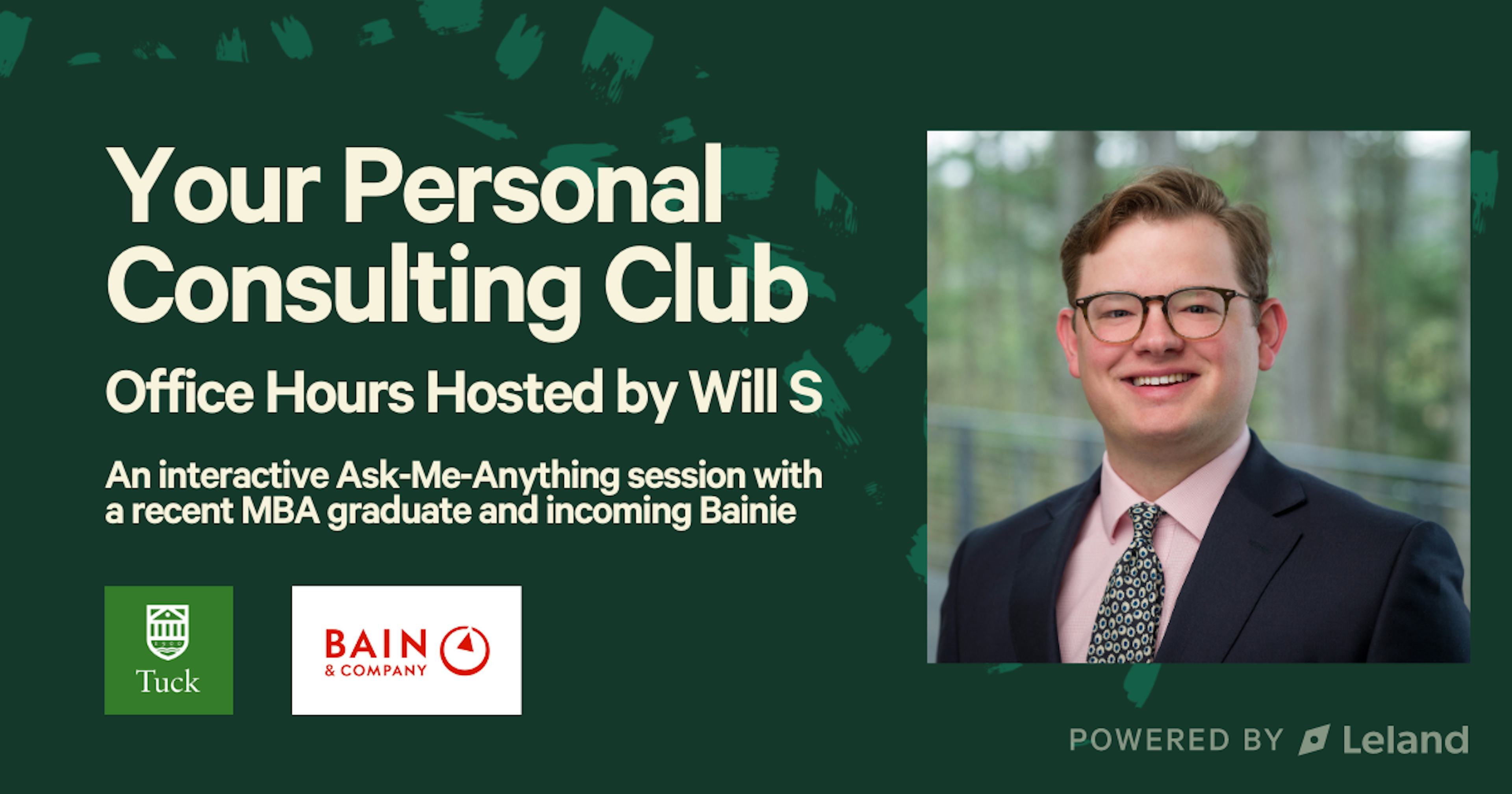 Your Personal Consulting Club | Office Hours