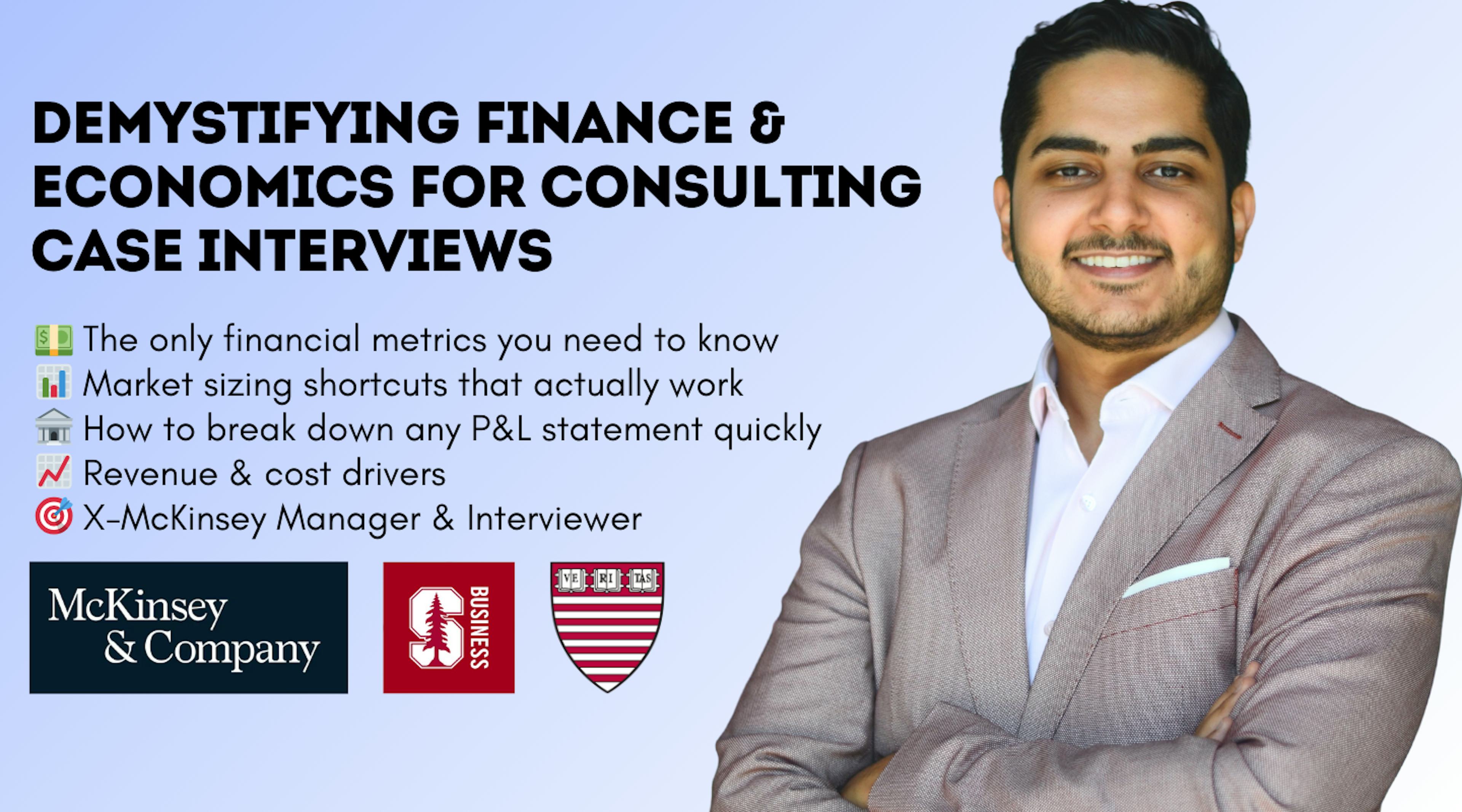 Demystifying Finance & Economics for Consulting Case Interviews