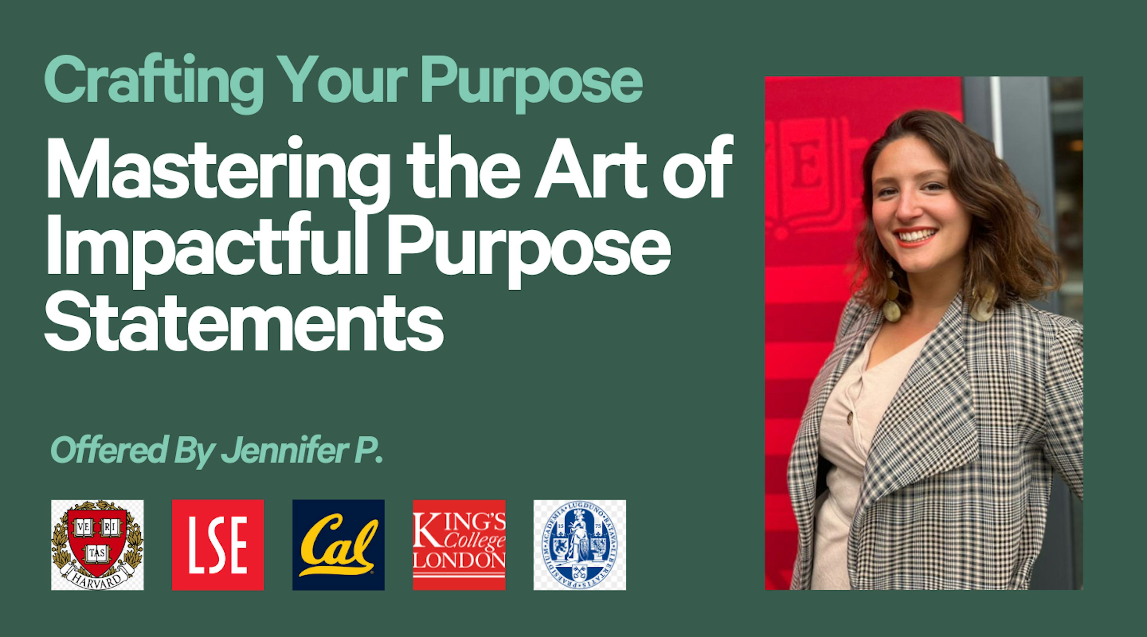 Mastering the Art of Impactful Purpose Statements