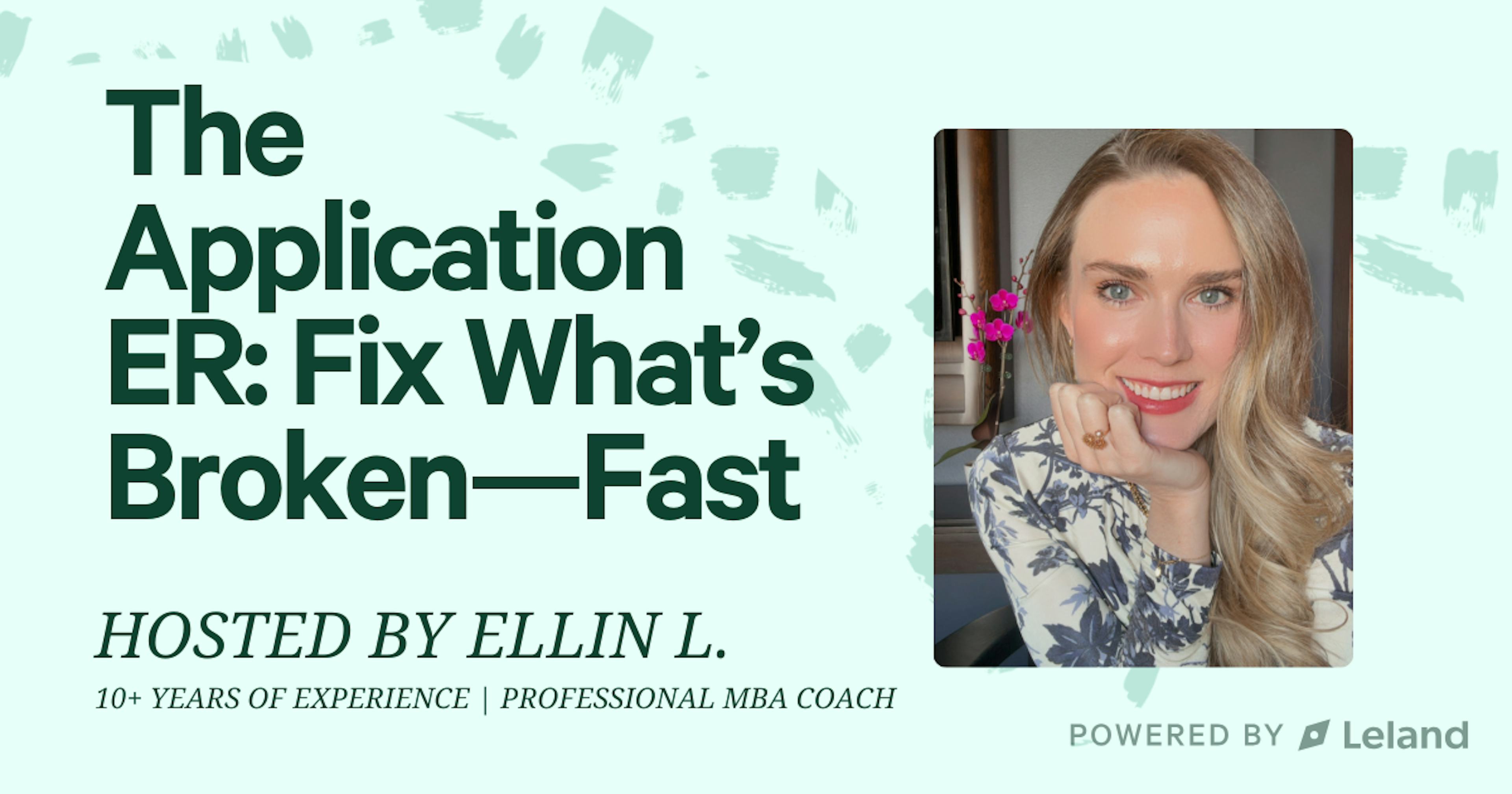 The Application ER: Fix What’s Broken—Fast
