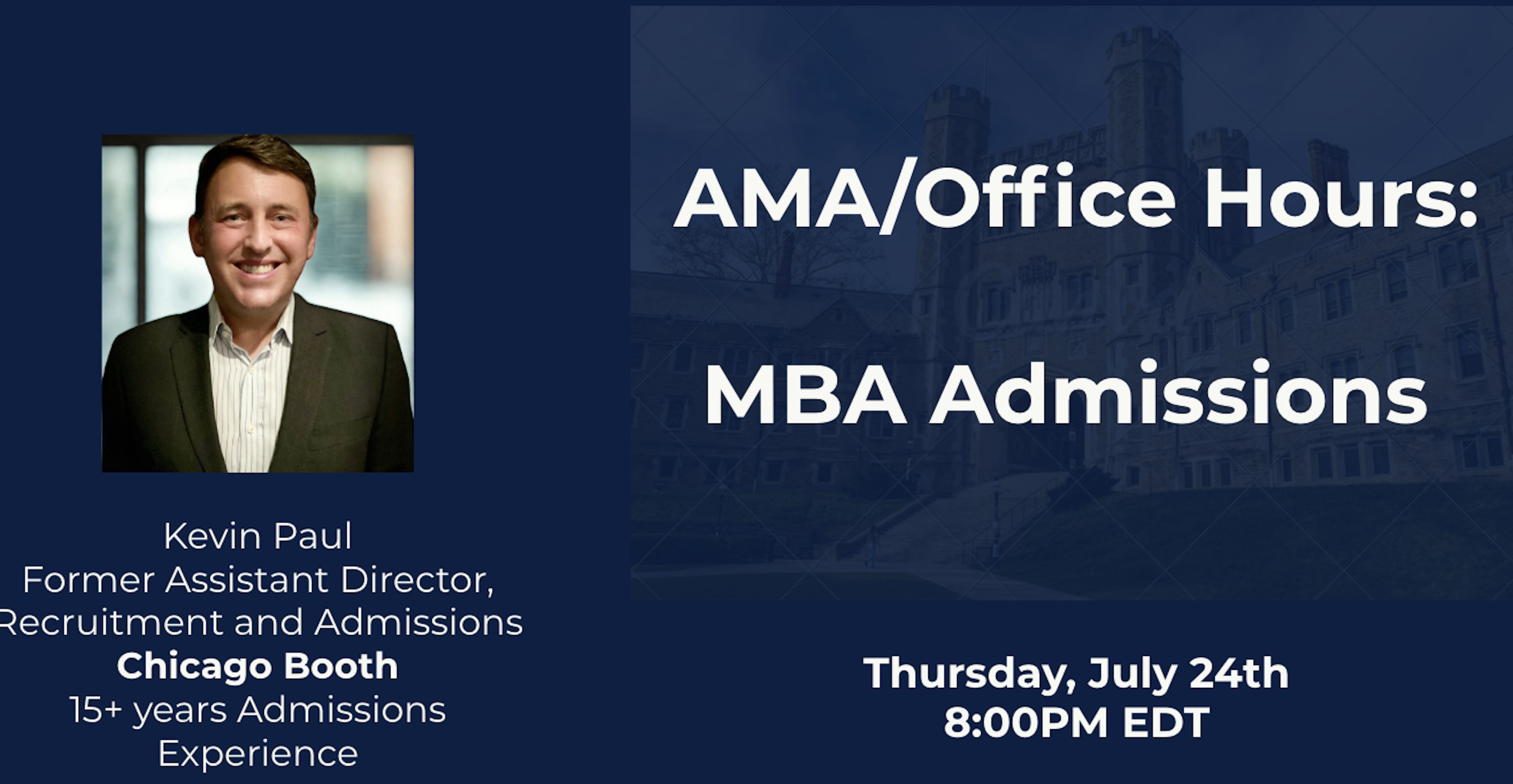 AMA/Office Hours: MBA Admissions
