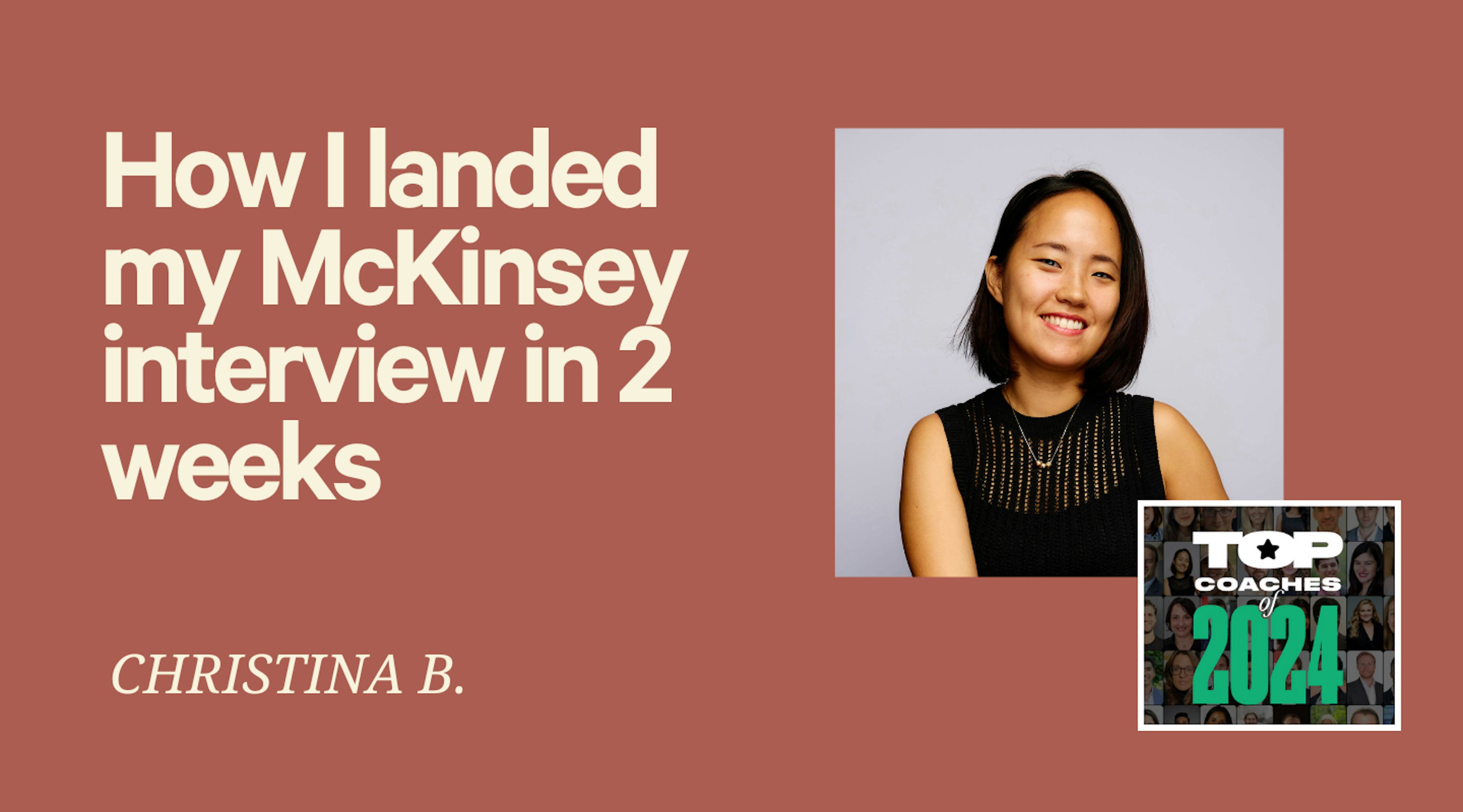 How I Landed My McKinsey Offer in 2 Weeks