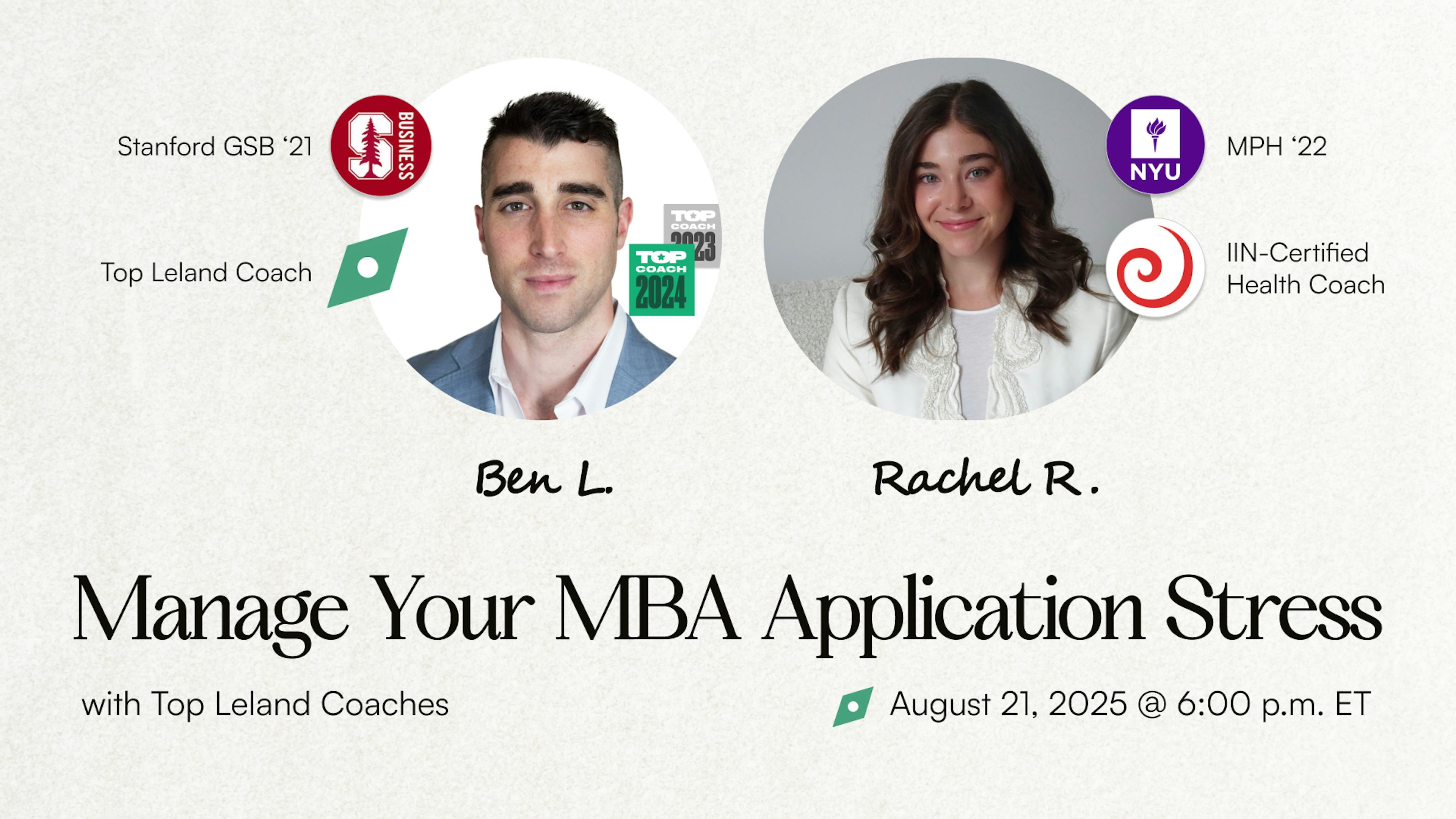 Manage Your MBA Application Stress