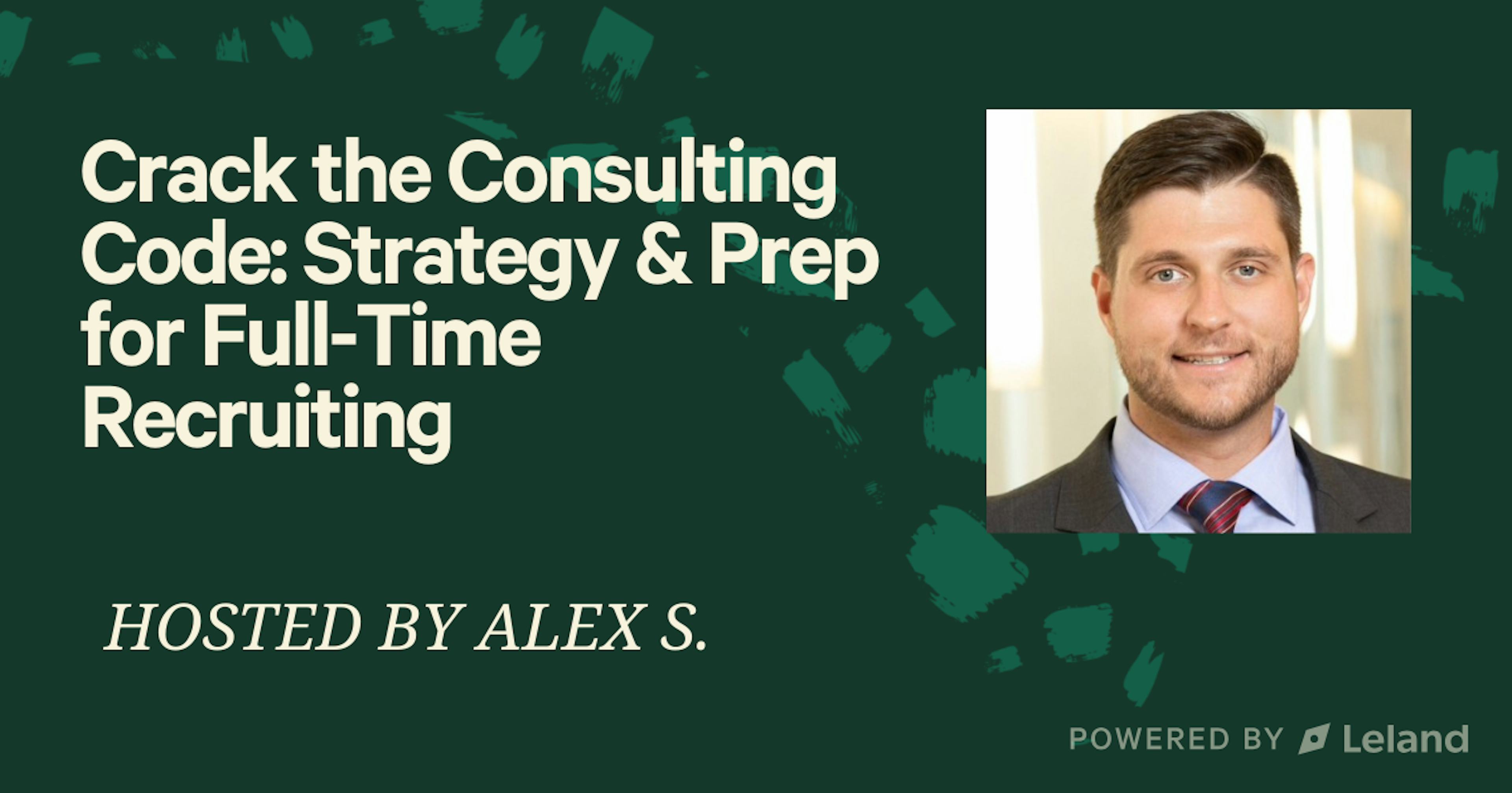 Consulting re-recruiting workshop