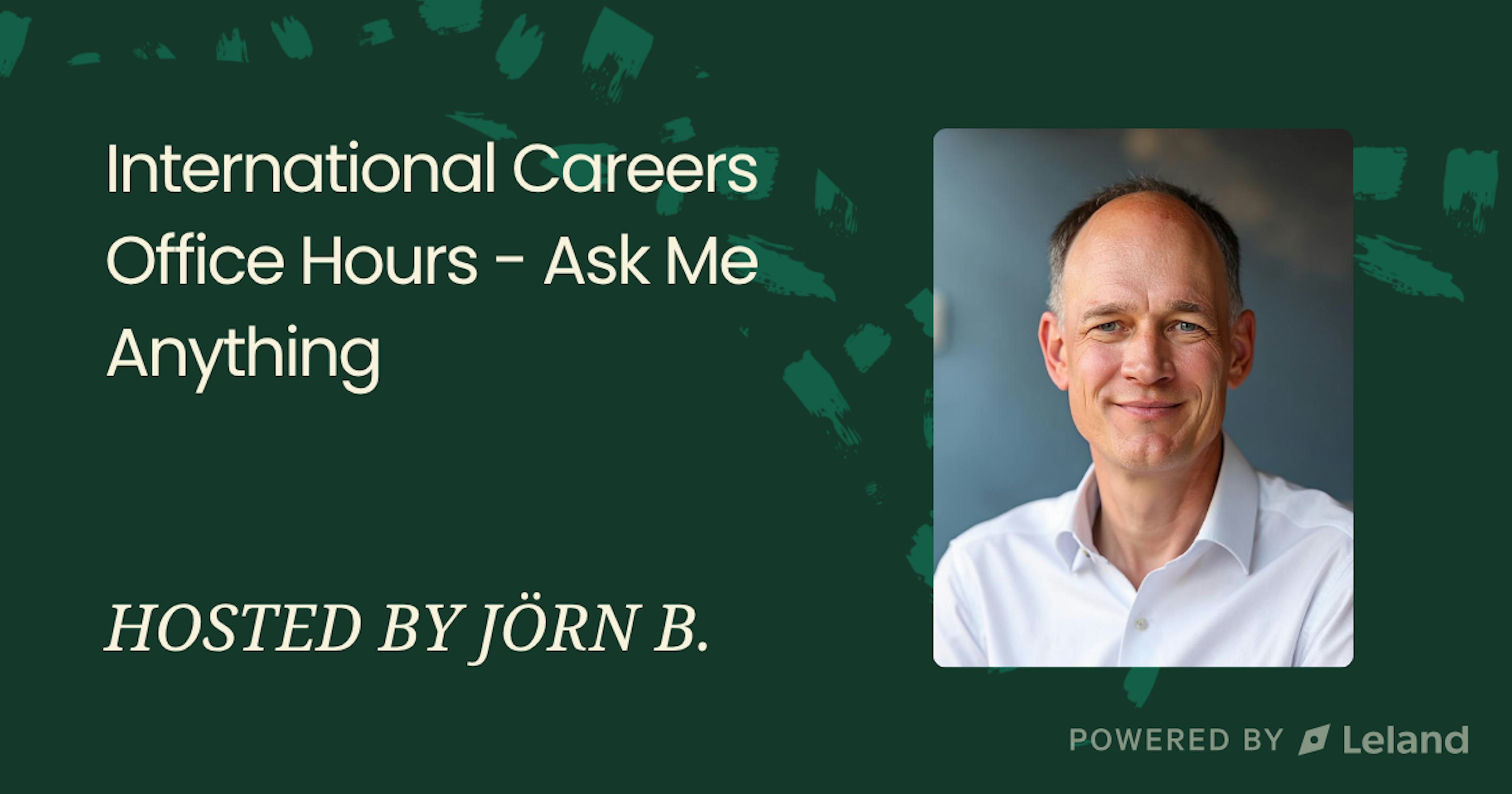 International Careers Office Hours - Ask Me Anything