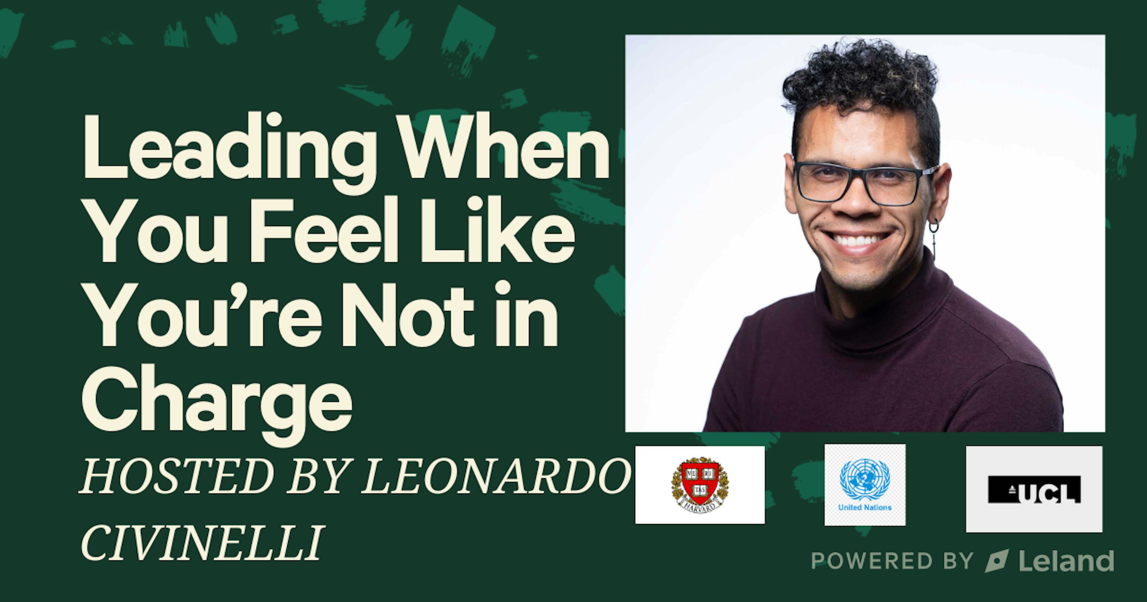 Leading When You Feel Like You’re Not in Charge