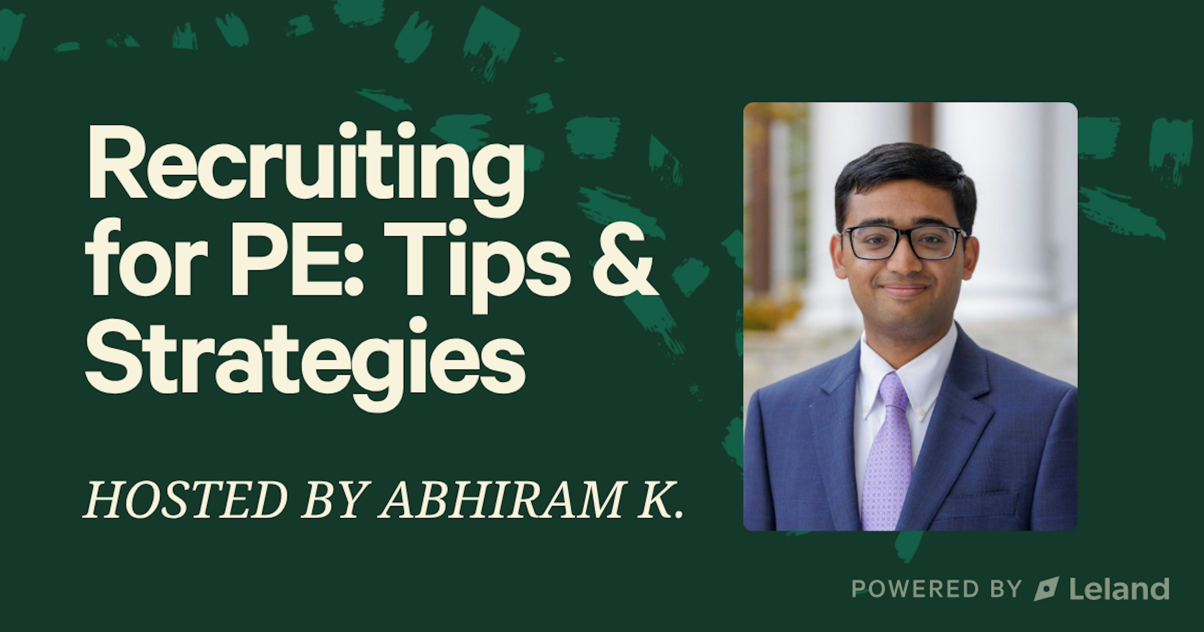 Recruiting for PE: Tips and Strategies