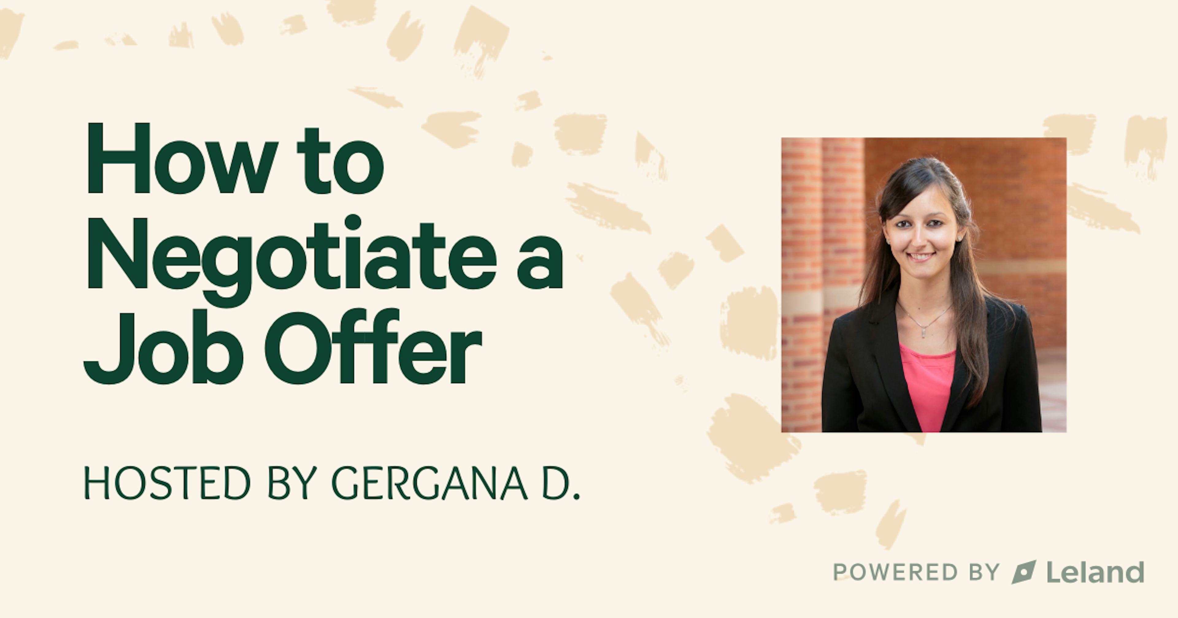 How to Negotiate a Job Offer
