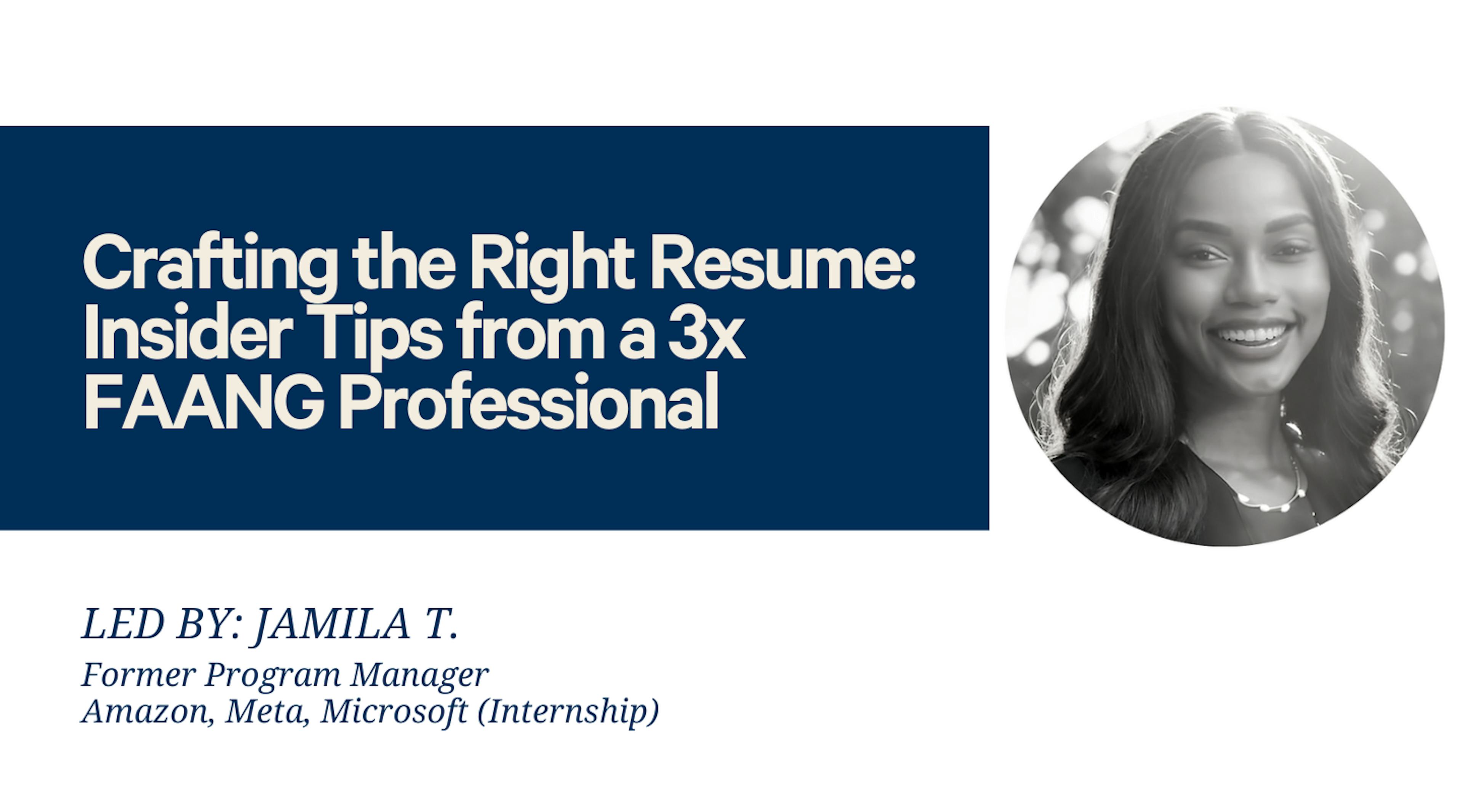 Crafting the Right Resume: Insider Tips from a 3x FAANG (Part 1)
