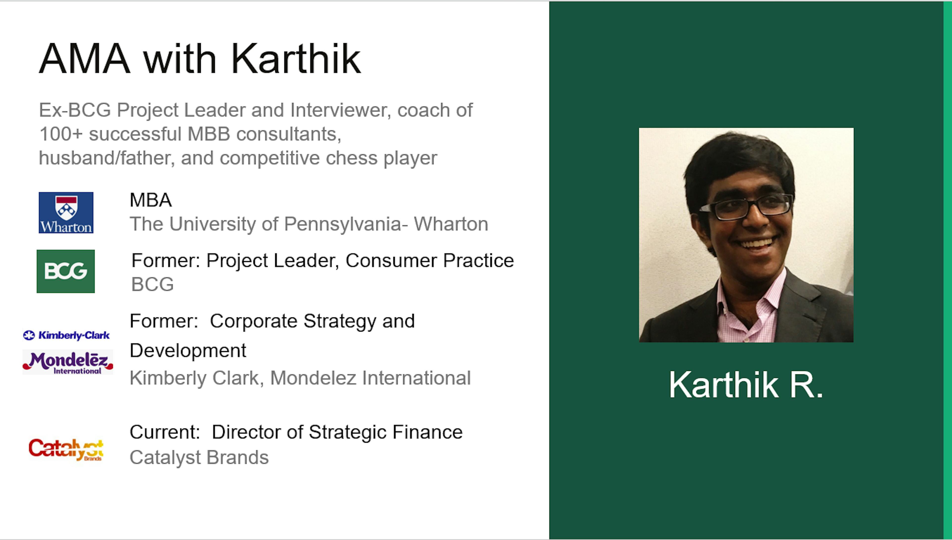 AMA with a Former BCG Project Leader and Interviewer