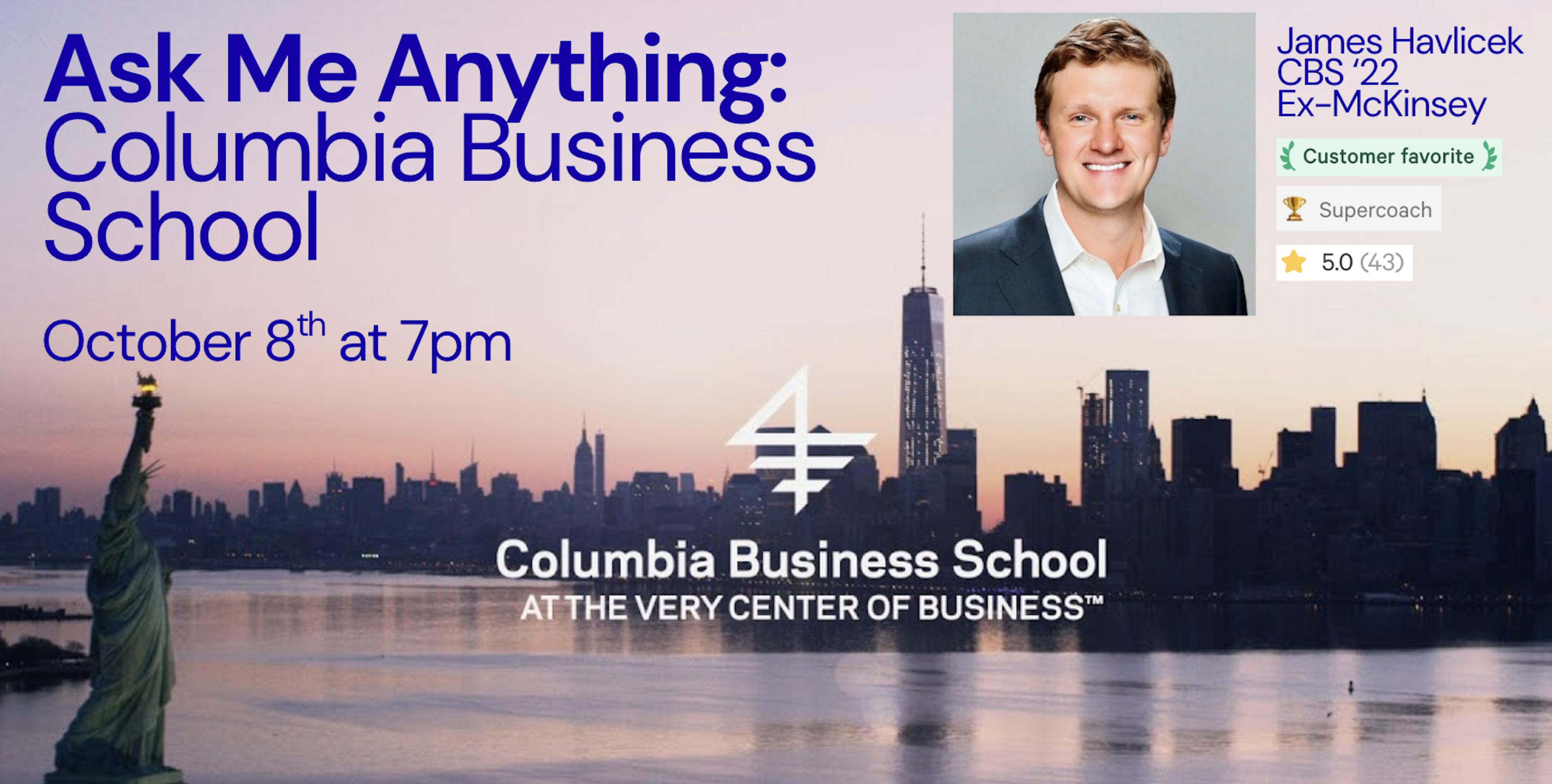 Ask Me Anything: Columbia Business School