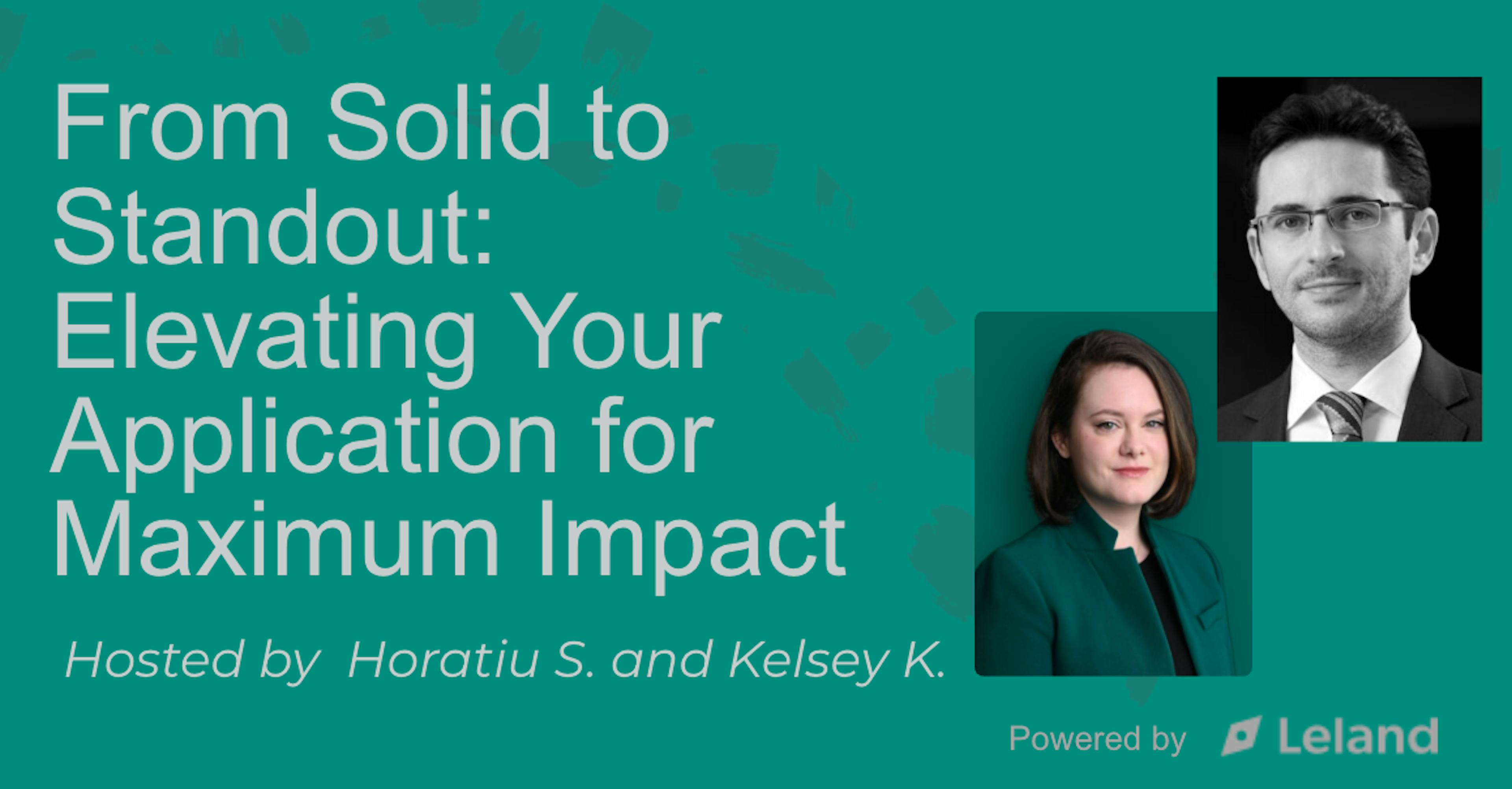 From Solid to Standout: Elevating Your Application for Maximum Impact