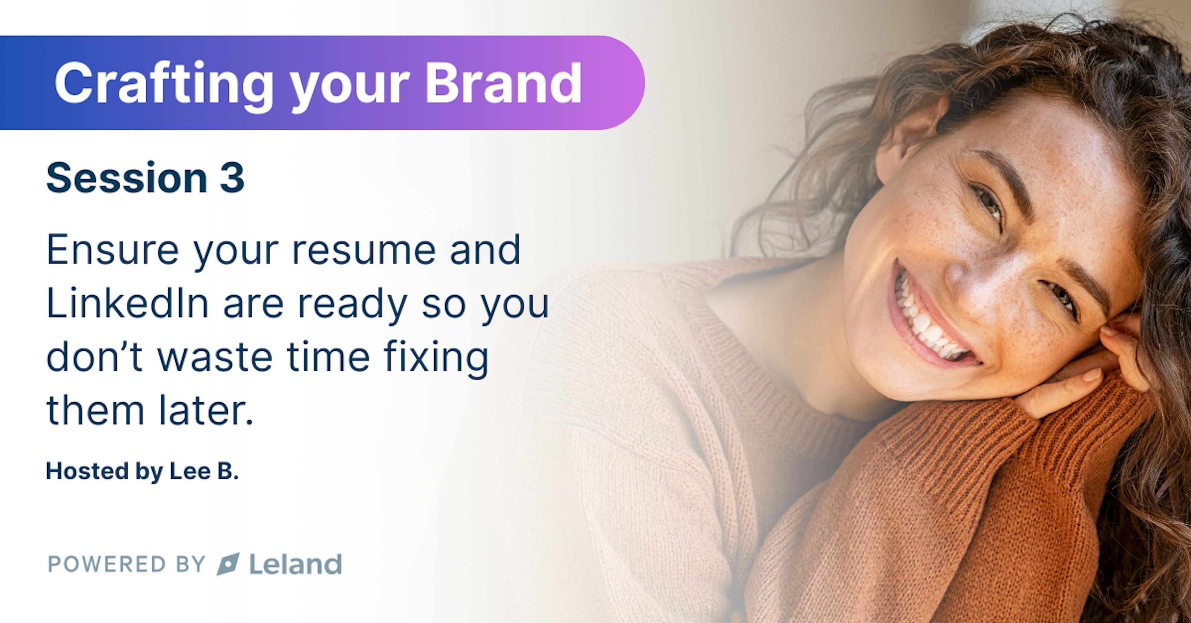 October Series - Crafting your Brand (Session 3)