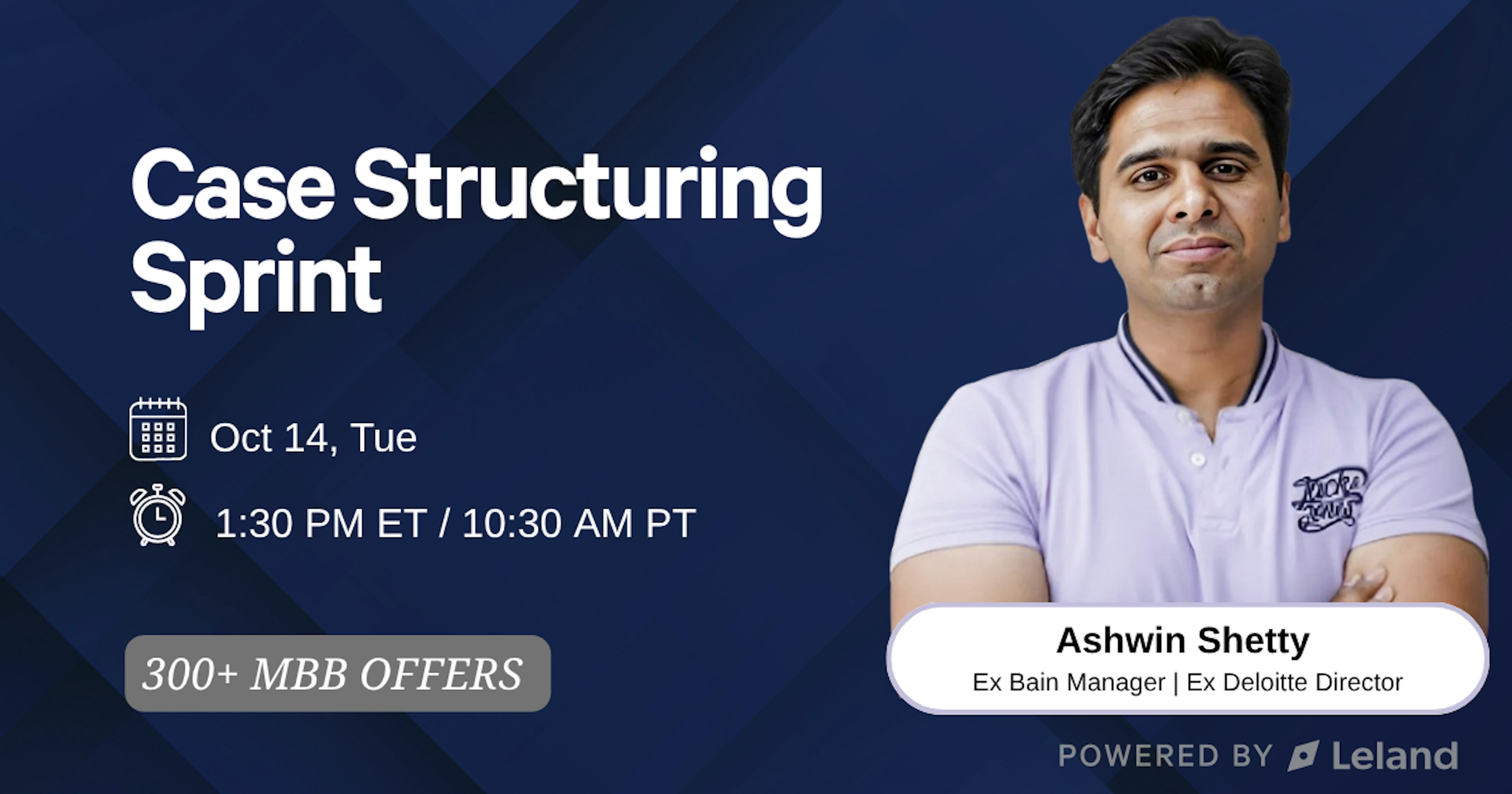 Case Structuring Sprint 