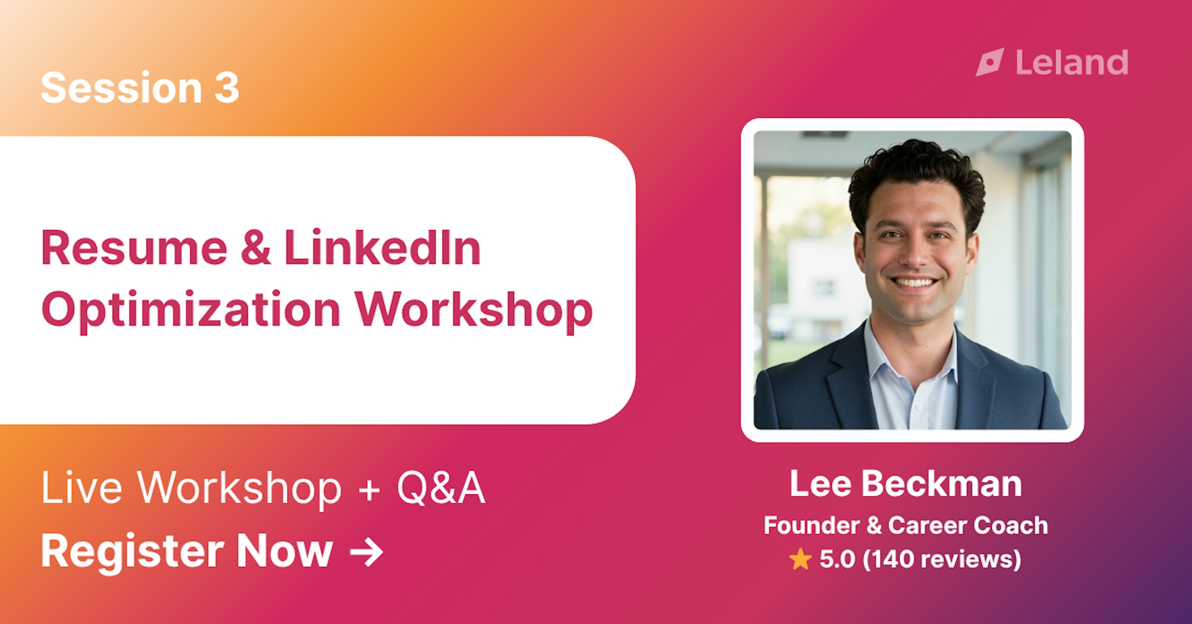 Resume & LinkedIn Optimization Workshop