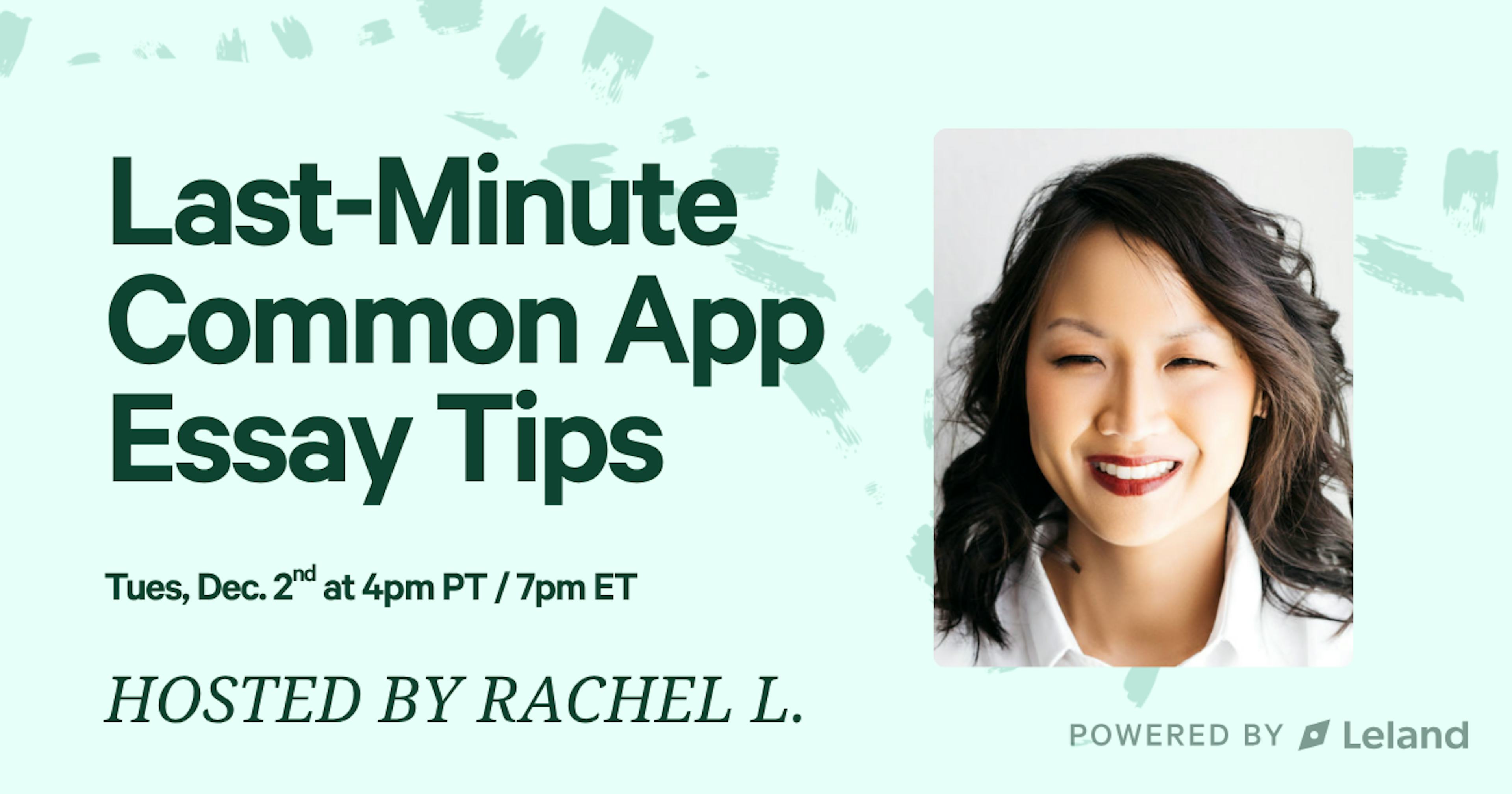 Last-Minute Common App Essay Tips