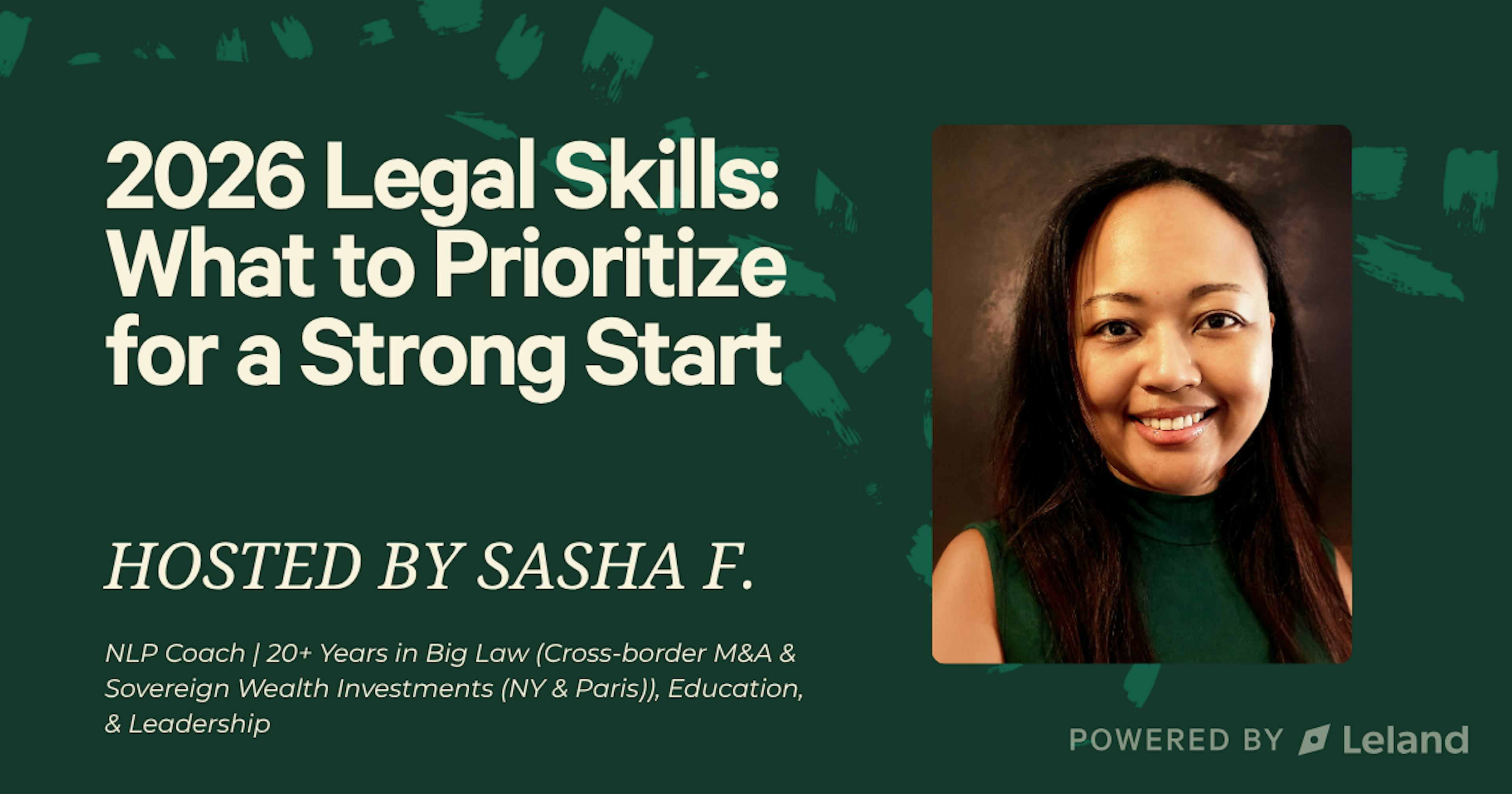 2026 Legal Skills: What to Prioritize for a Strong Start