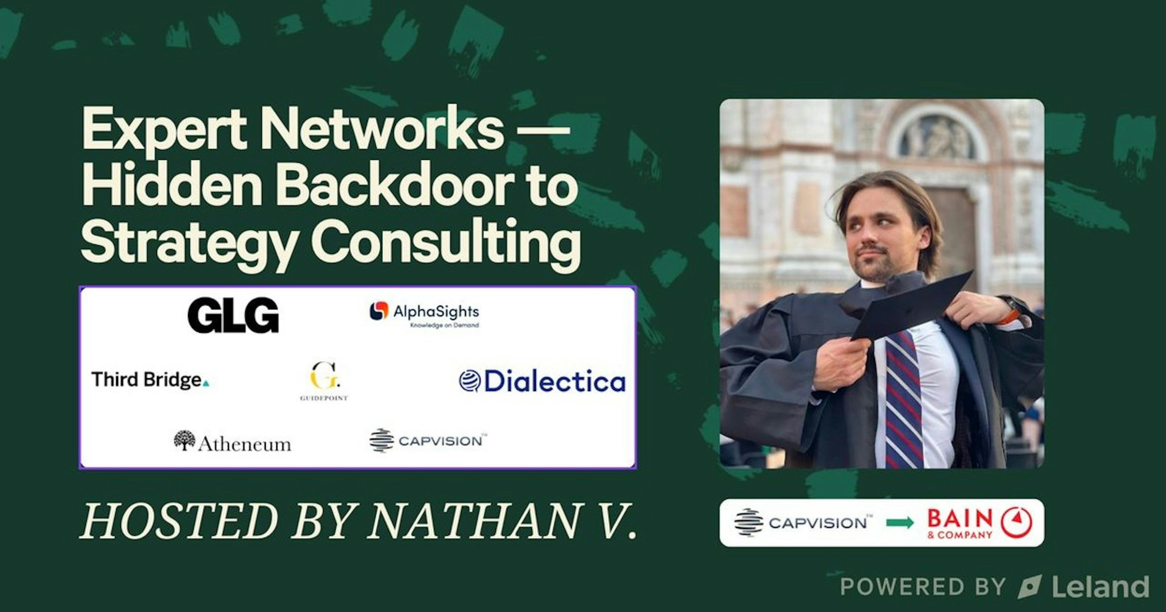 Land a job in Expert Networks (and how to springboard into Consulting)