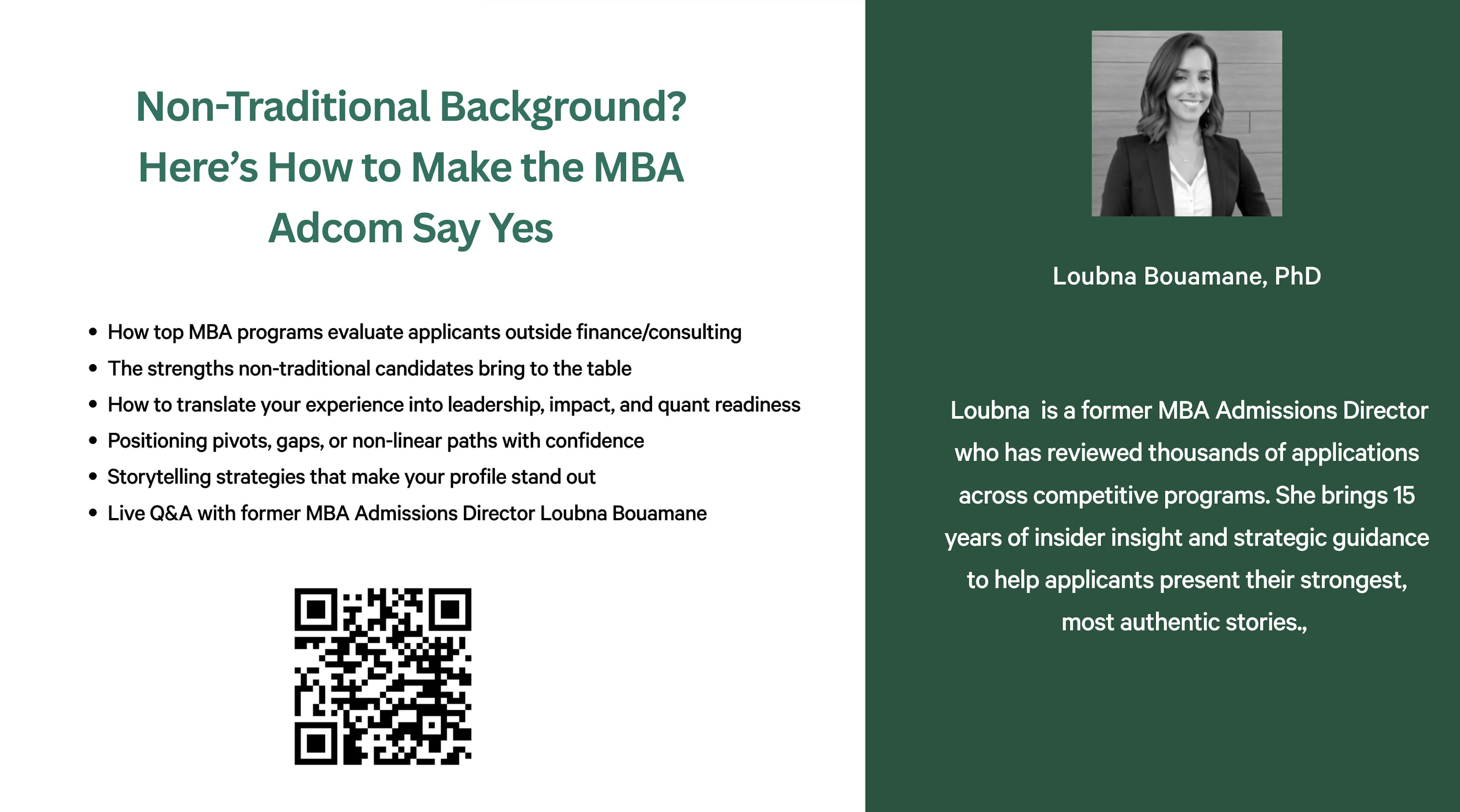 Non-Traditional Background? Here’s How to Make the MBA Adcom Say Yes