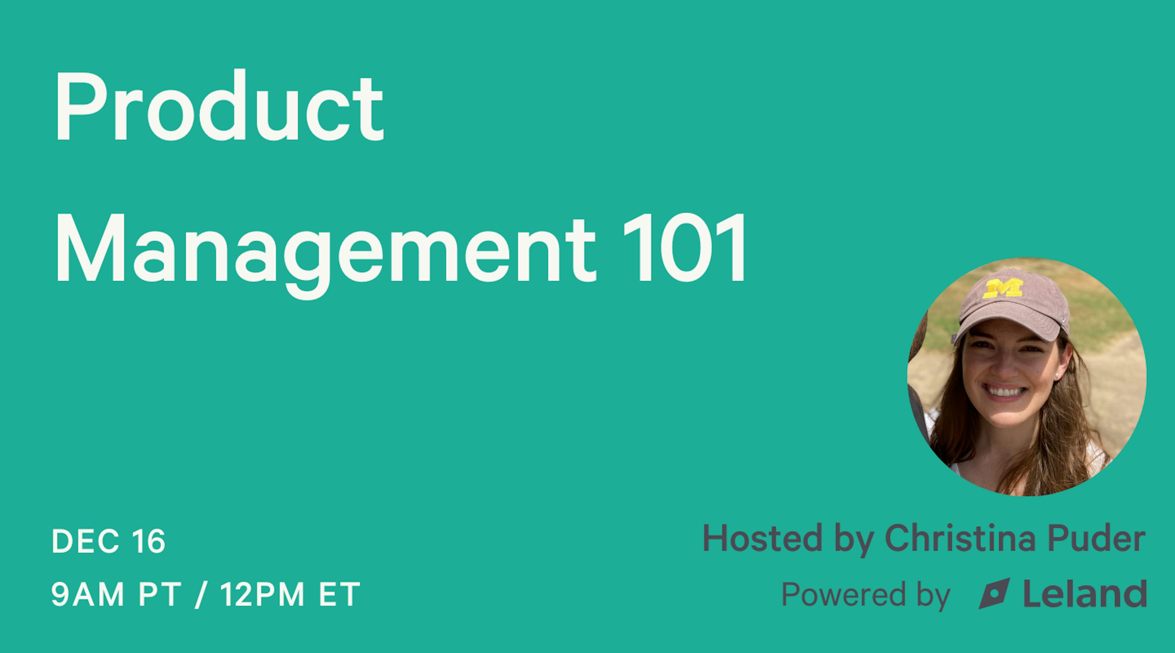 Product Management 101