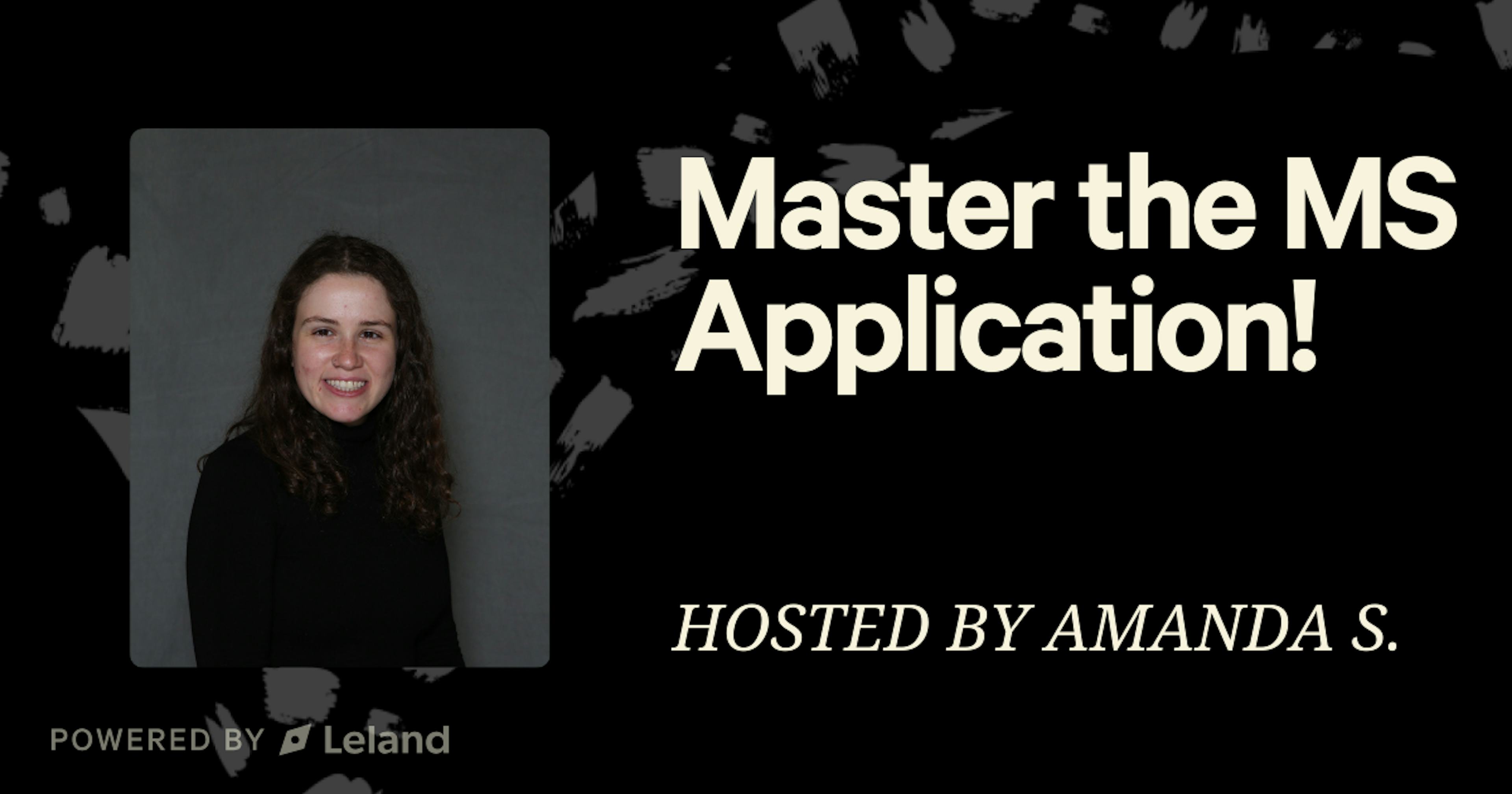 Master the MS Application!