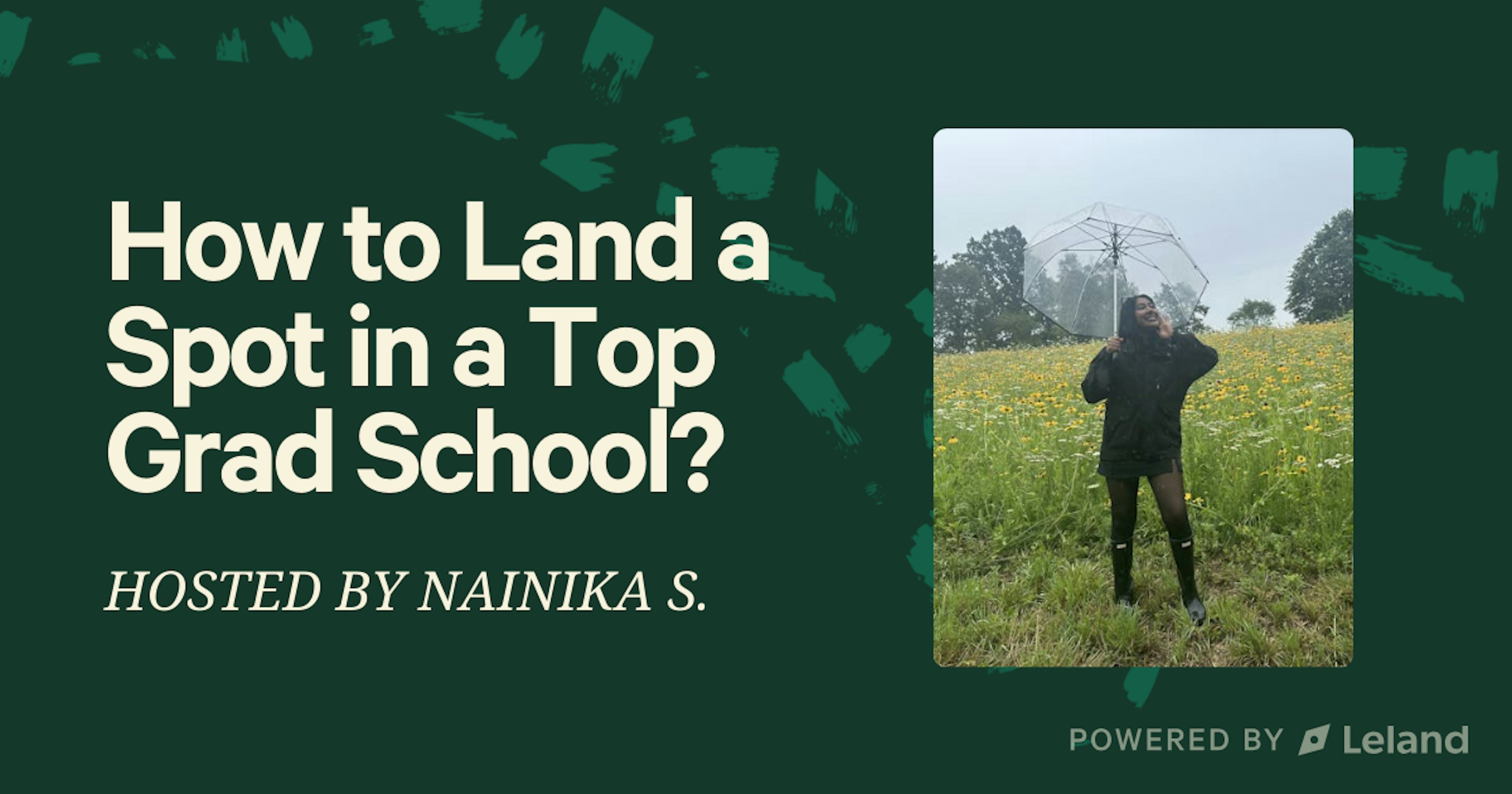 How to Land a Spot in a Top Grad School?