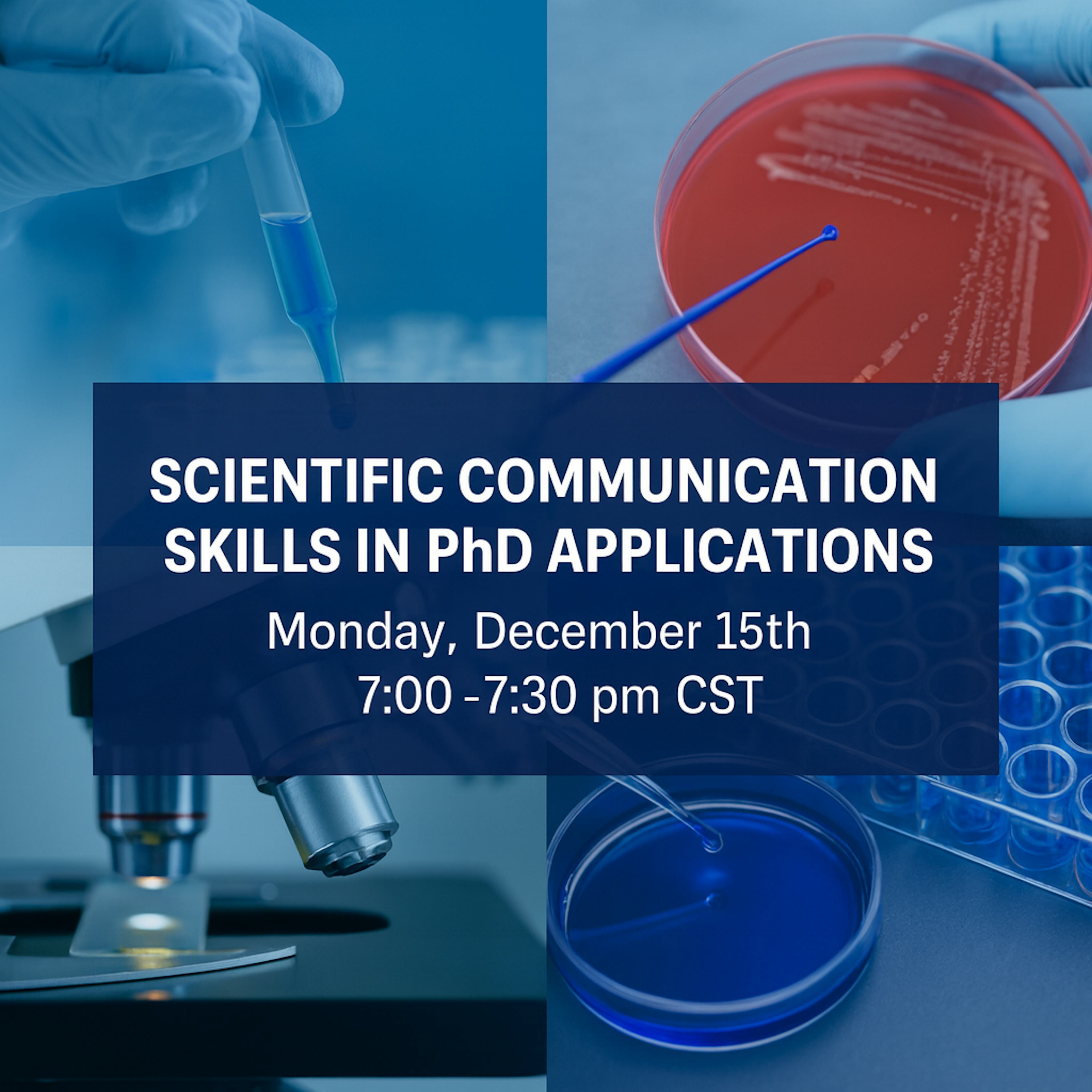 Scientific Communication: The Key to Successful PhD Application Cycles