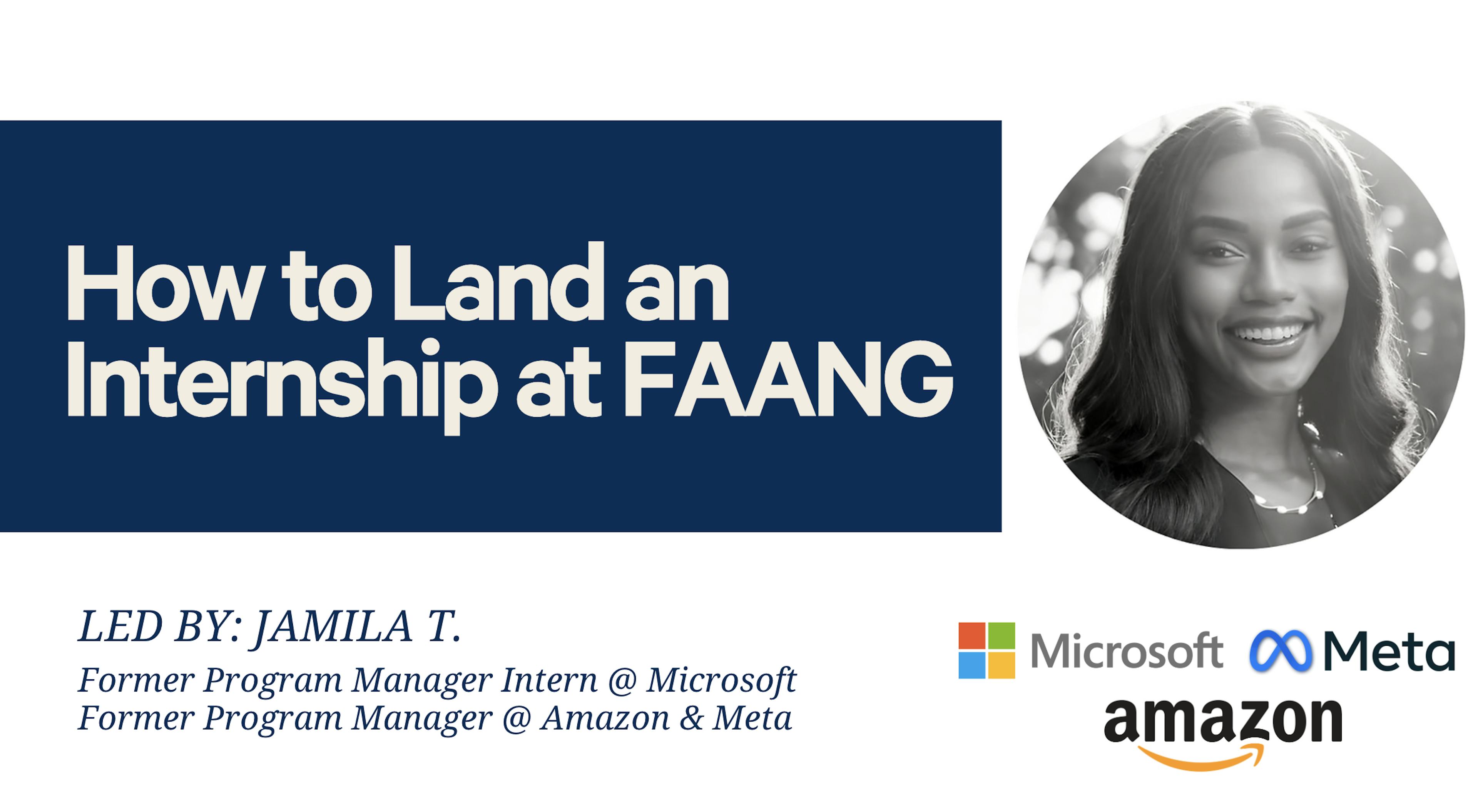 How to Land a FAANG Internship – Part 1: Your Roadmap to Success