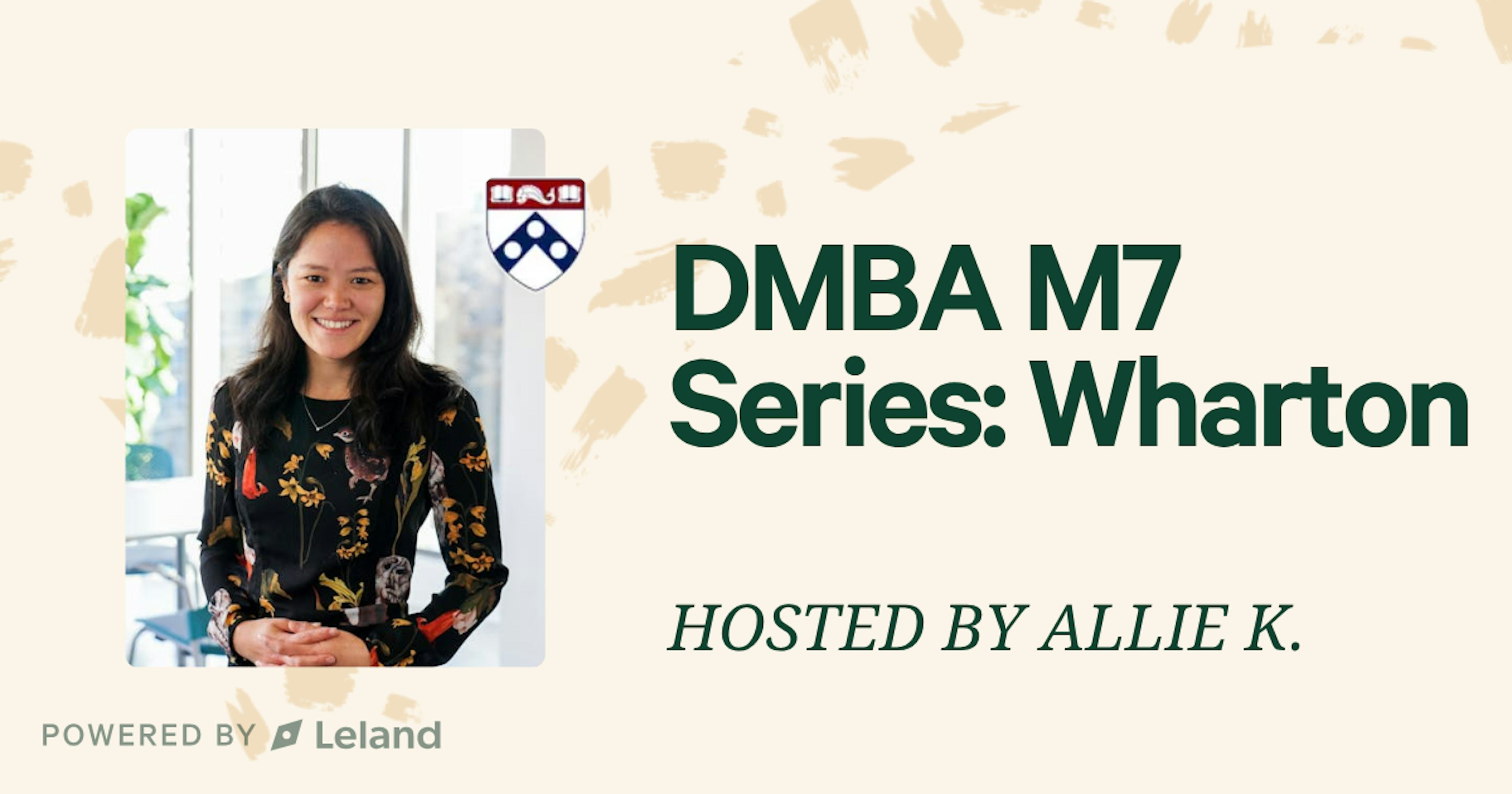 DMBA M7 Series: Wharton