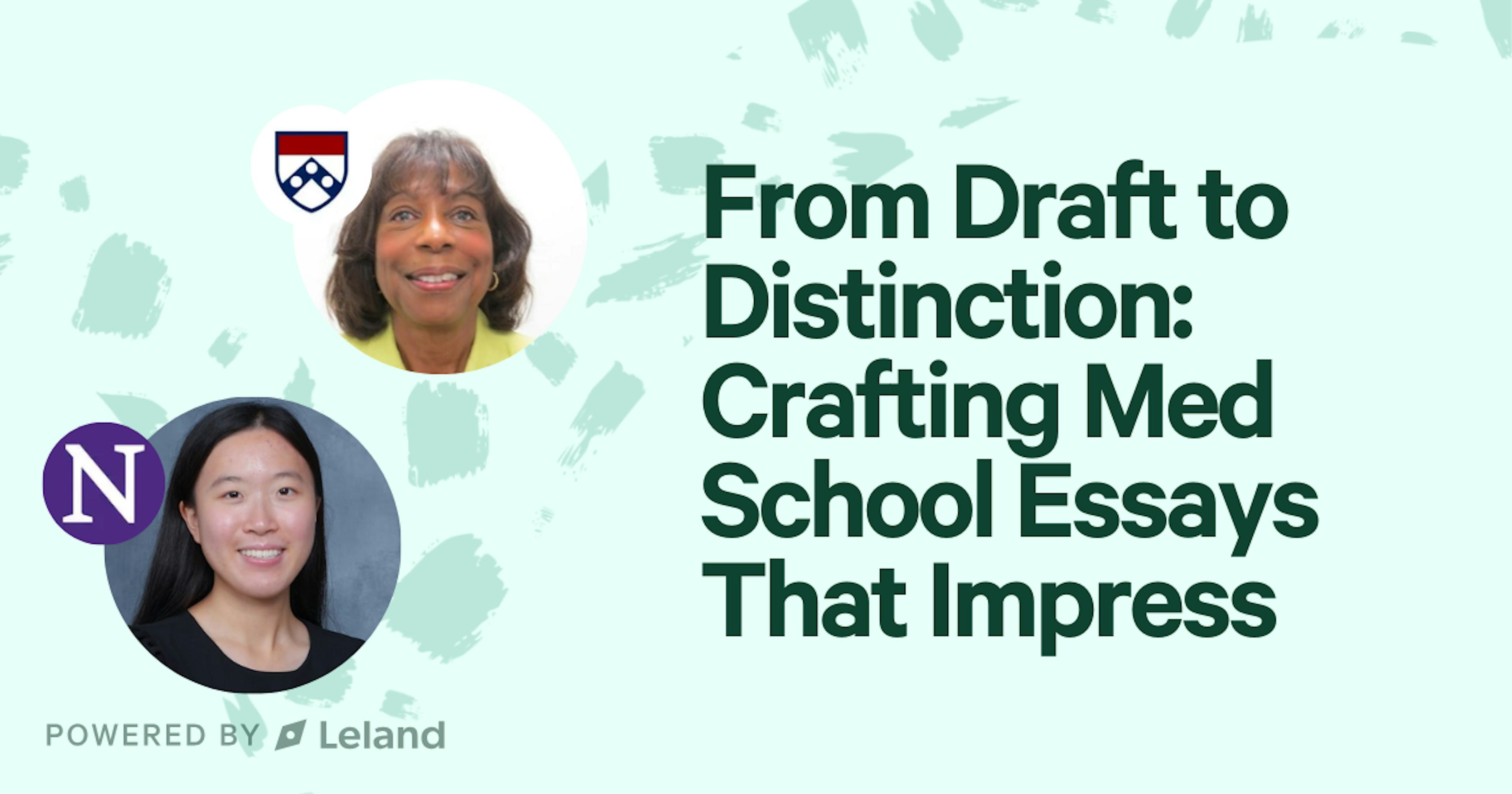 From Draft to Distinction: Crafting Med School Essays That Impress