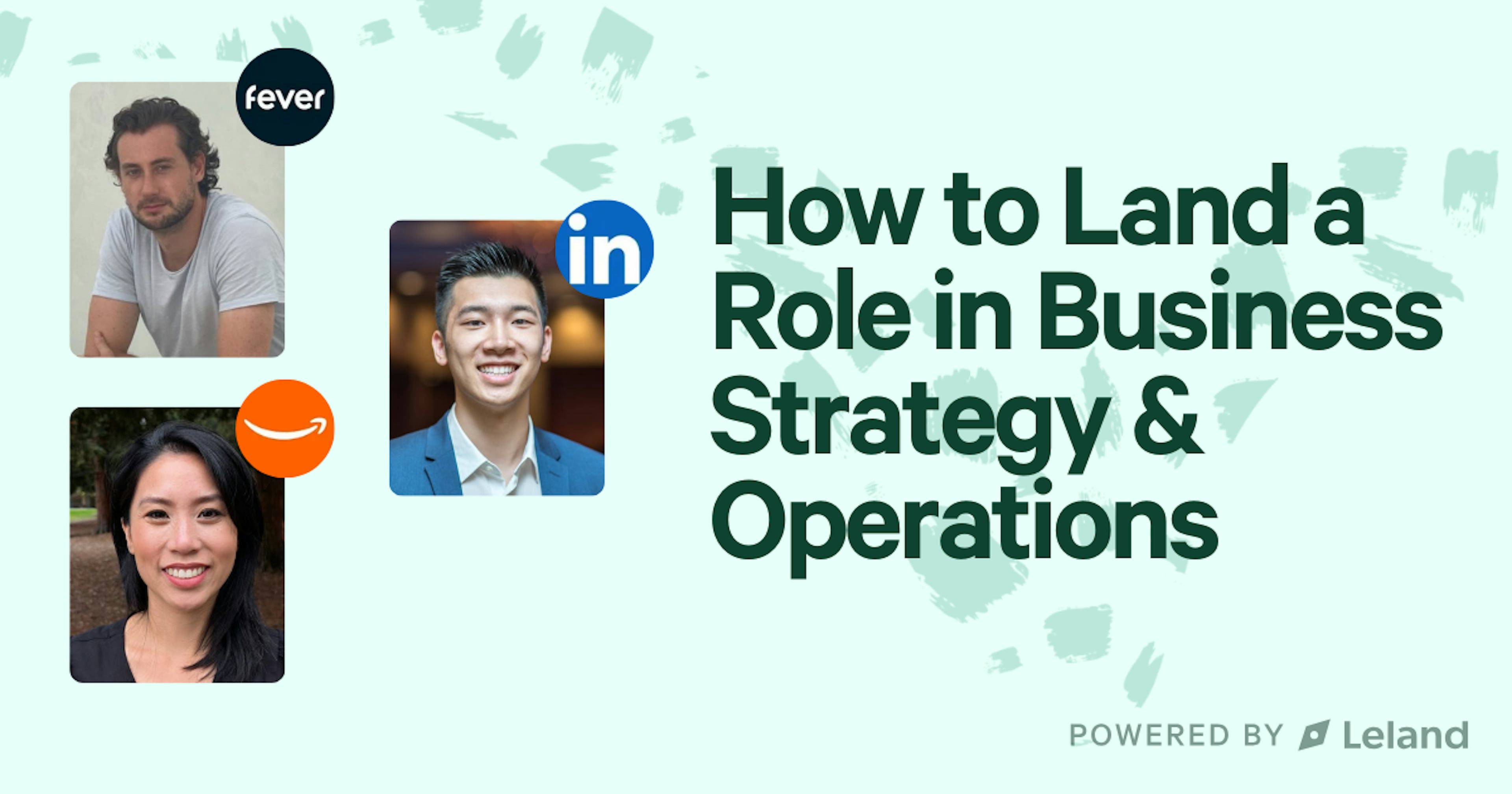 How to Land a Role in Business Strategy & Operations