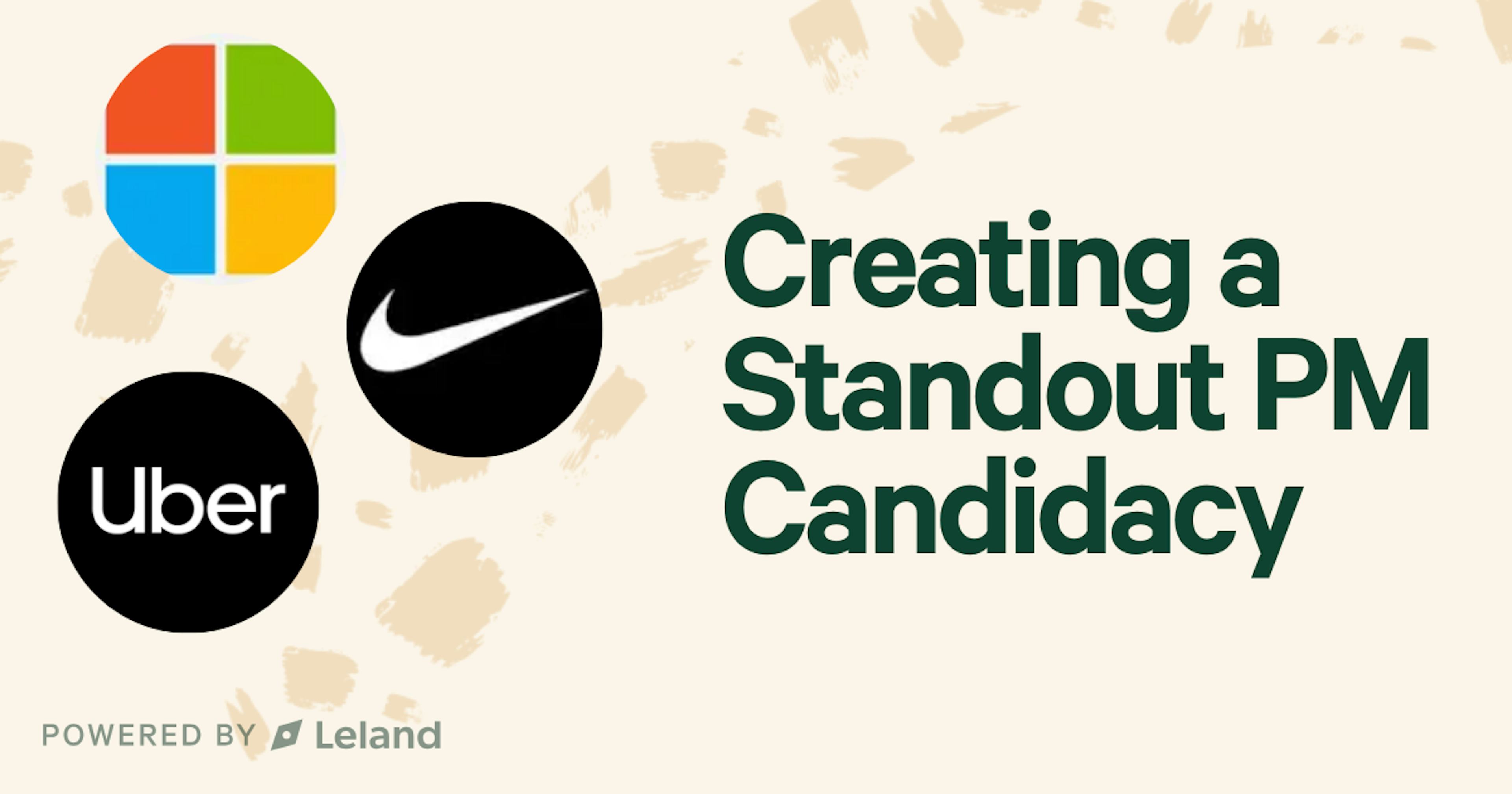 Creating a Standout PM Candidacy