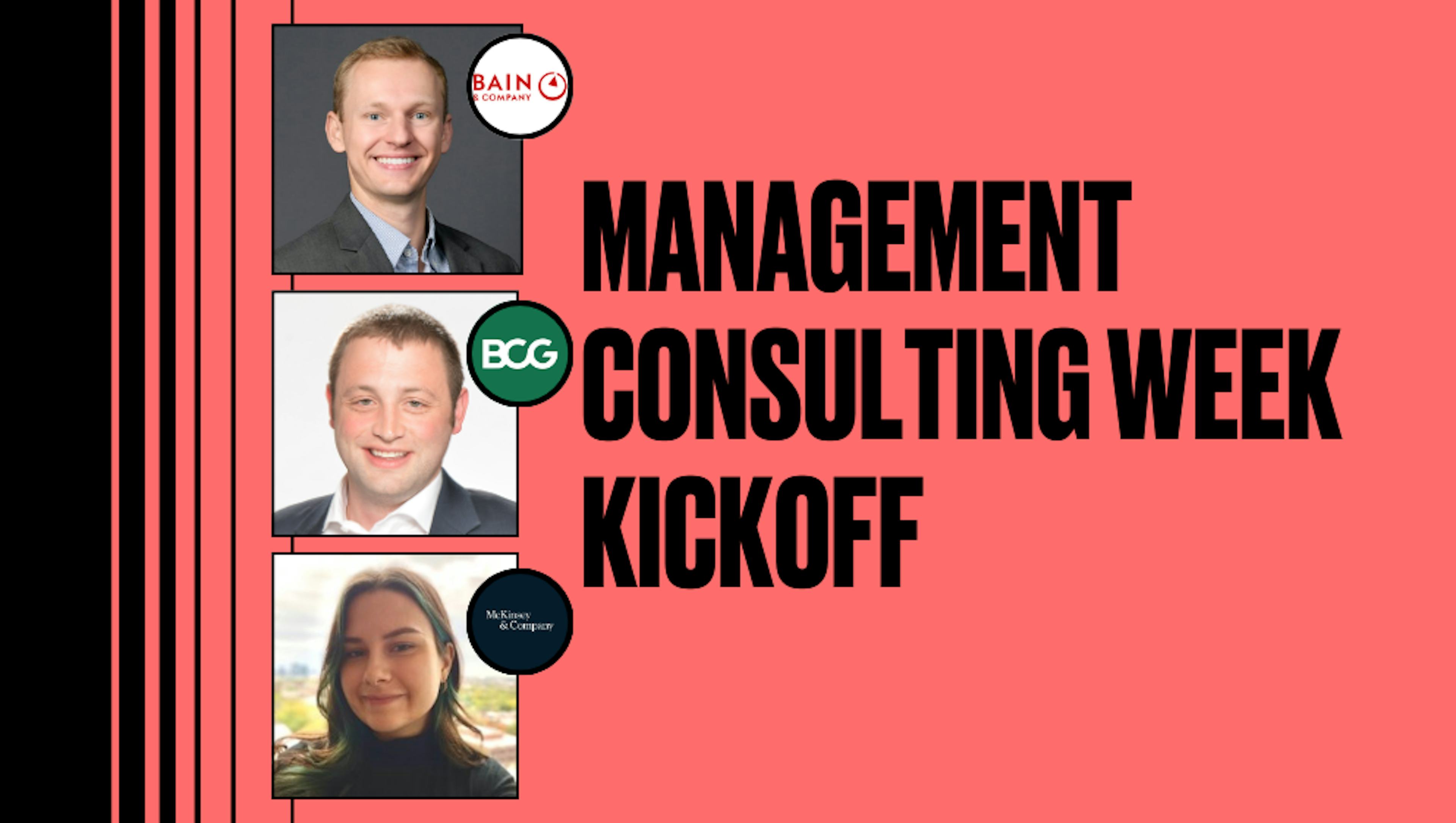 Management Consulting Week Kickoff