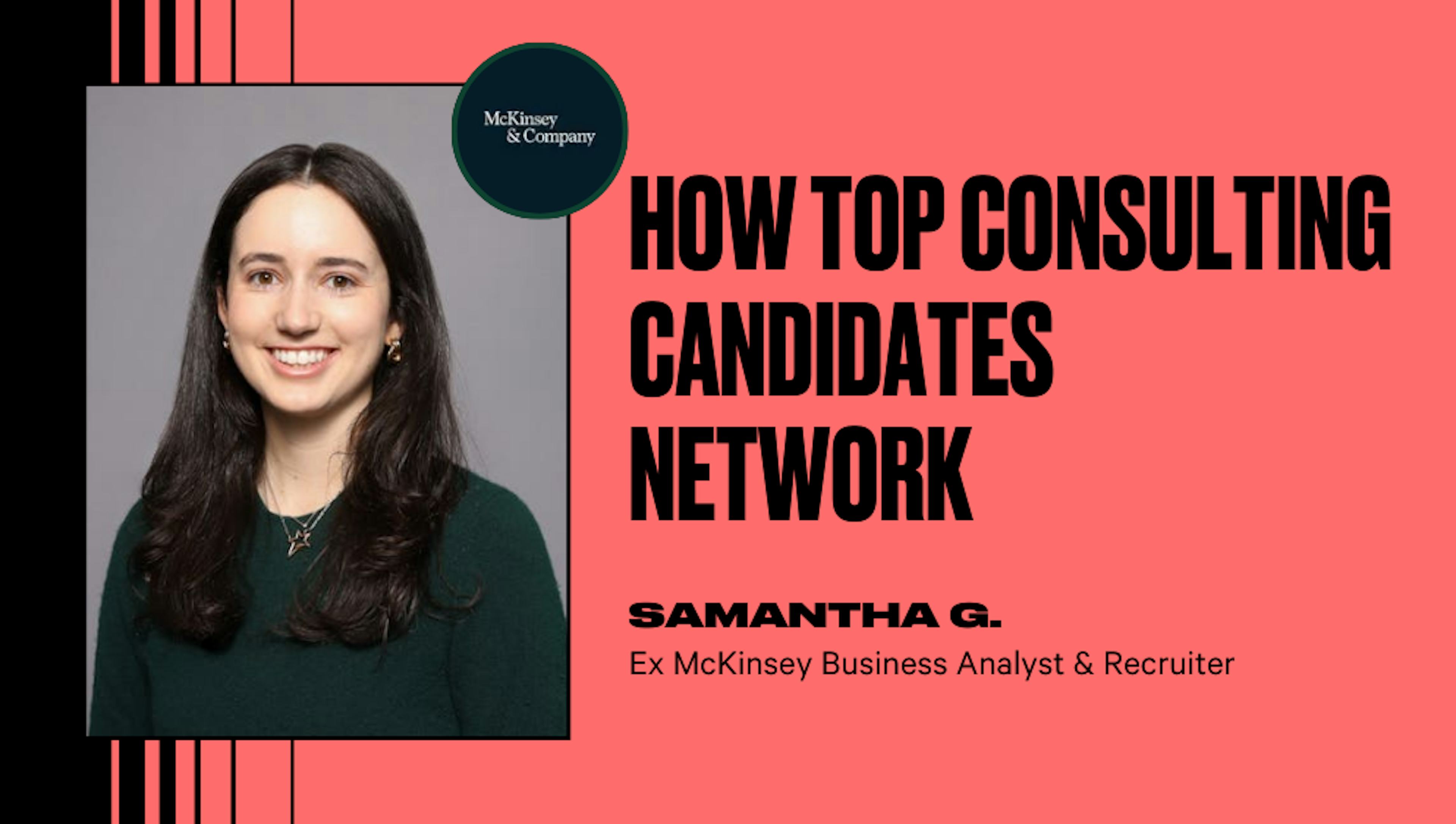 How Top Consulting Candidates Network