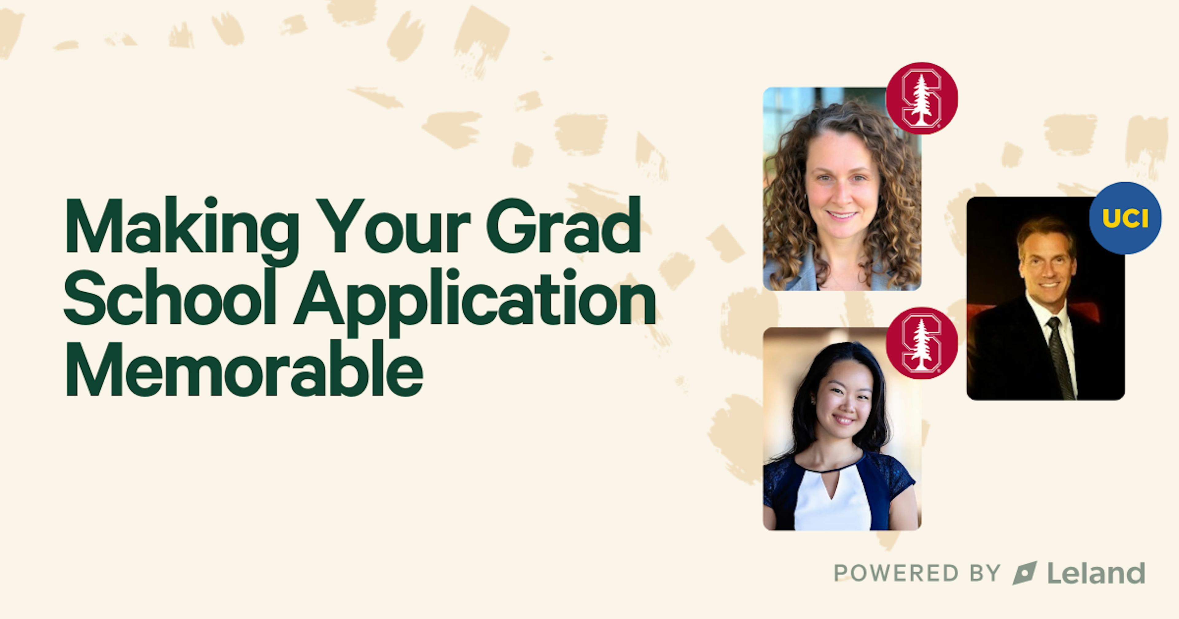 Making Your Grad School Application Memorable