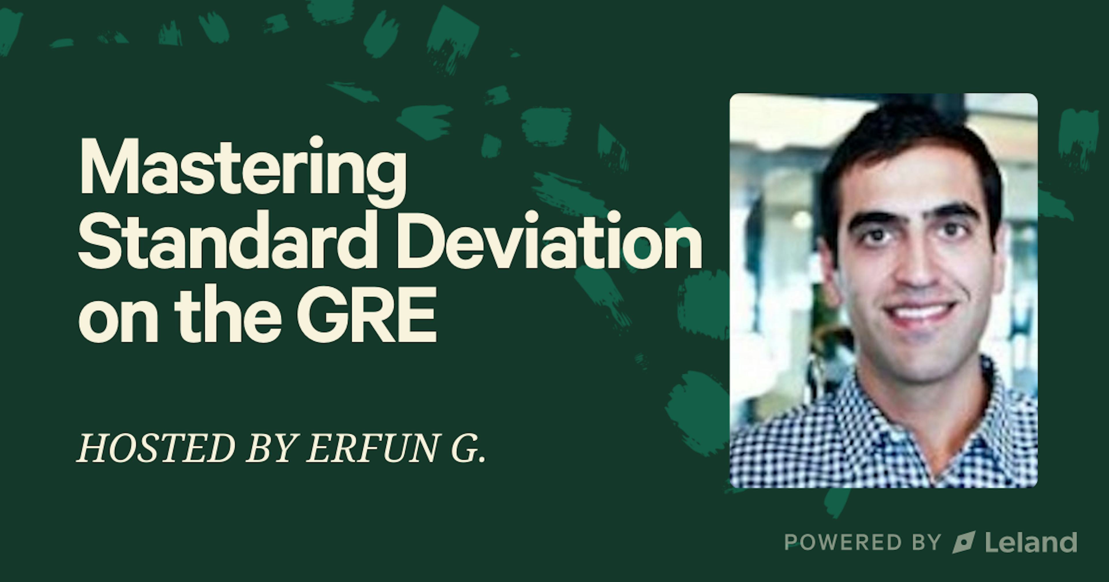 Mastering Standard Deviation on the GRE
