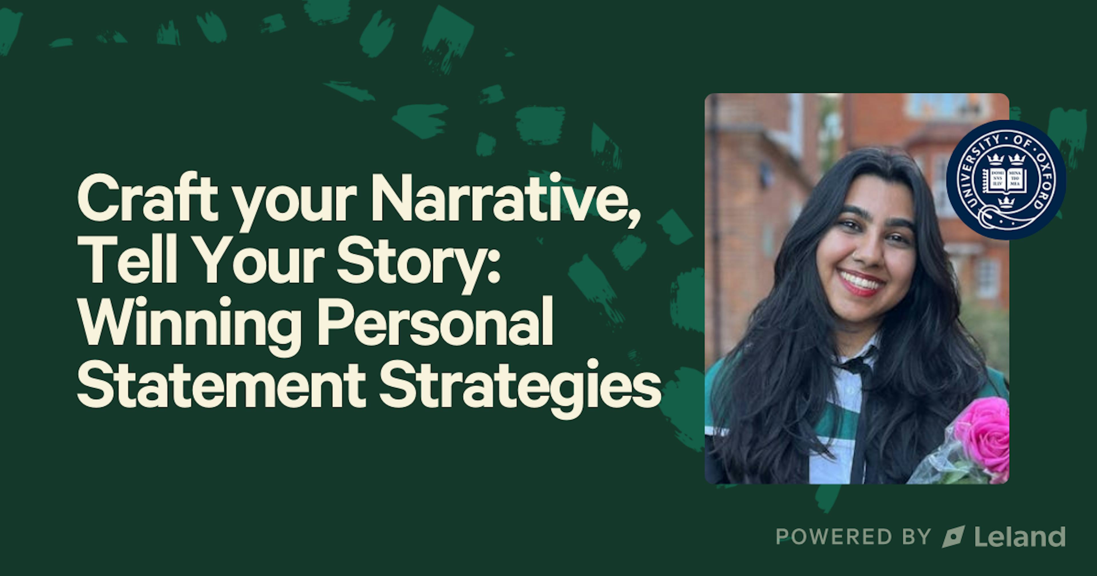 Craft your Narrative, Tell Your Story: Winning Personal Statement Strategies