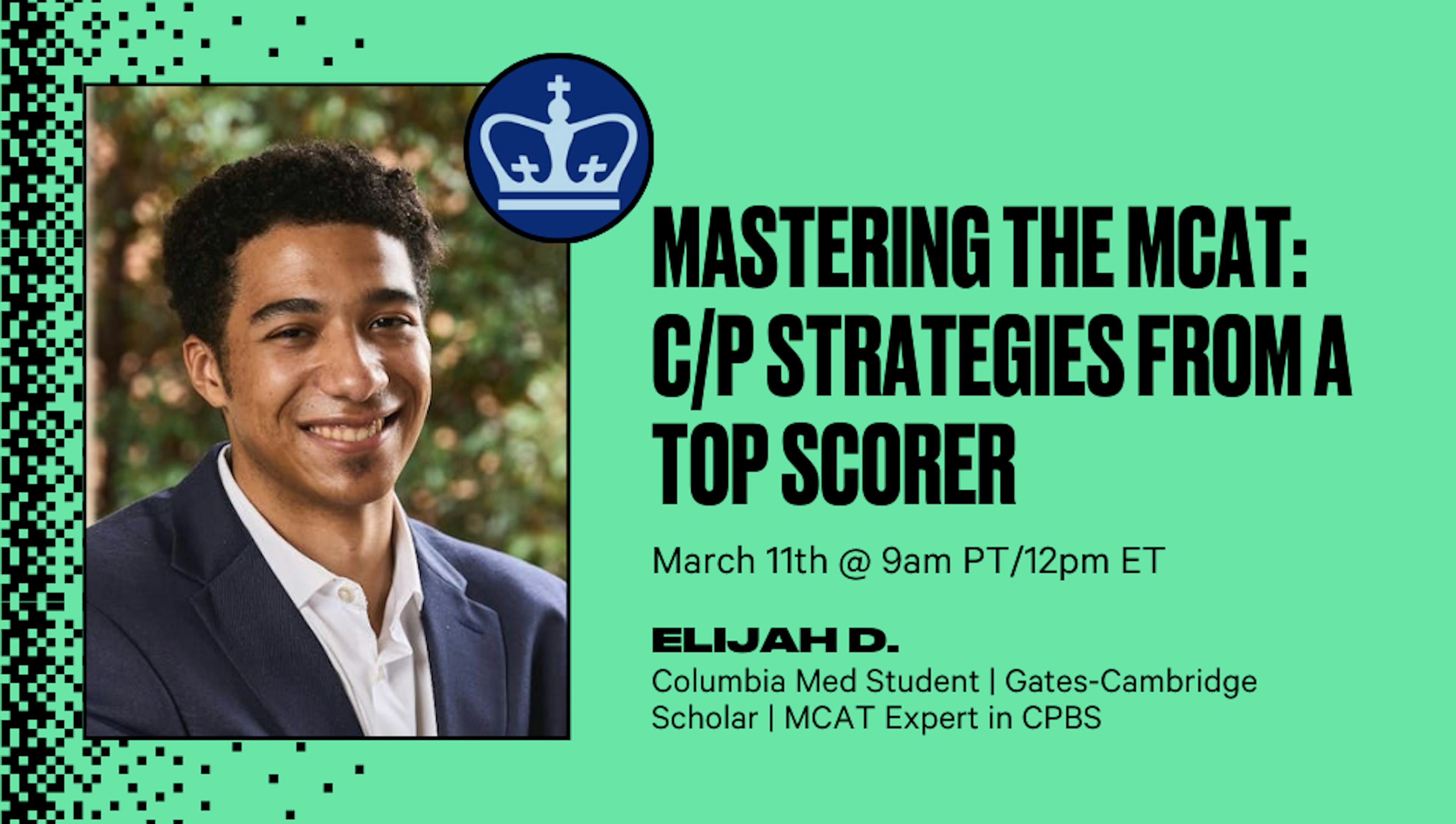 Mastering the MCAT: C/P Strategies from a Top Scorer