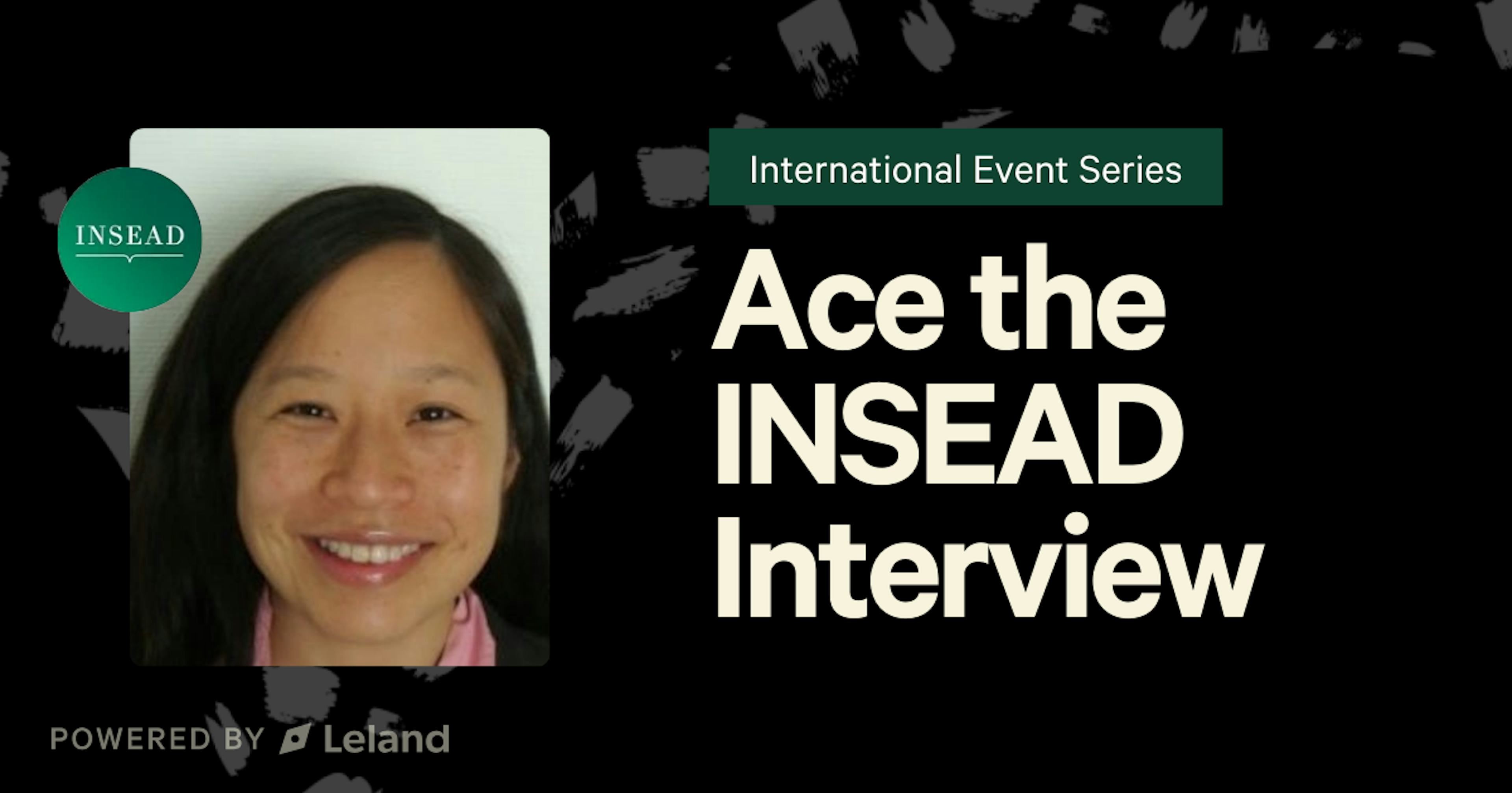Ace the INSEAD Interview