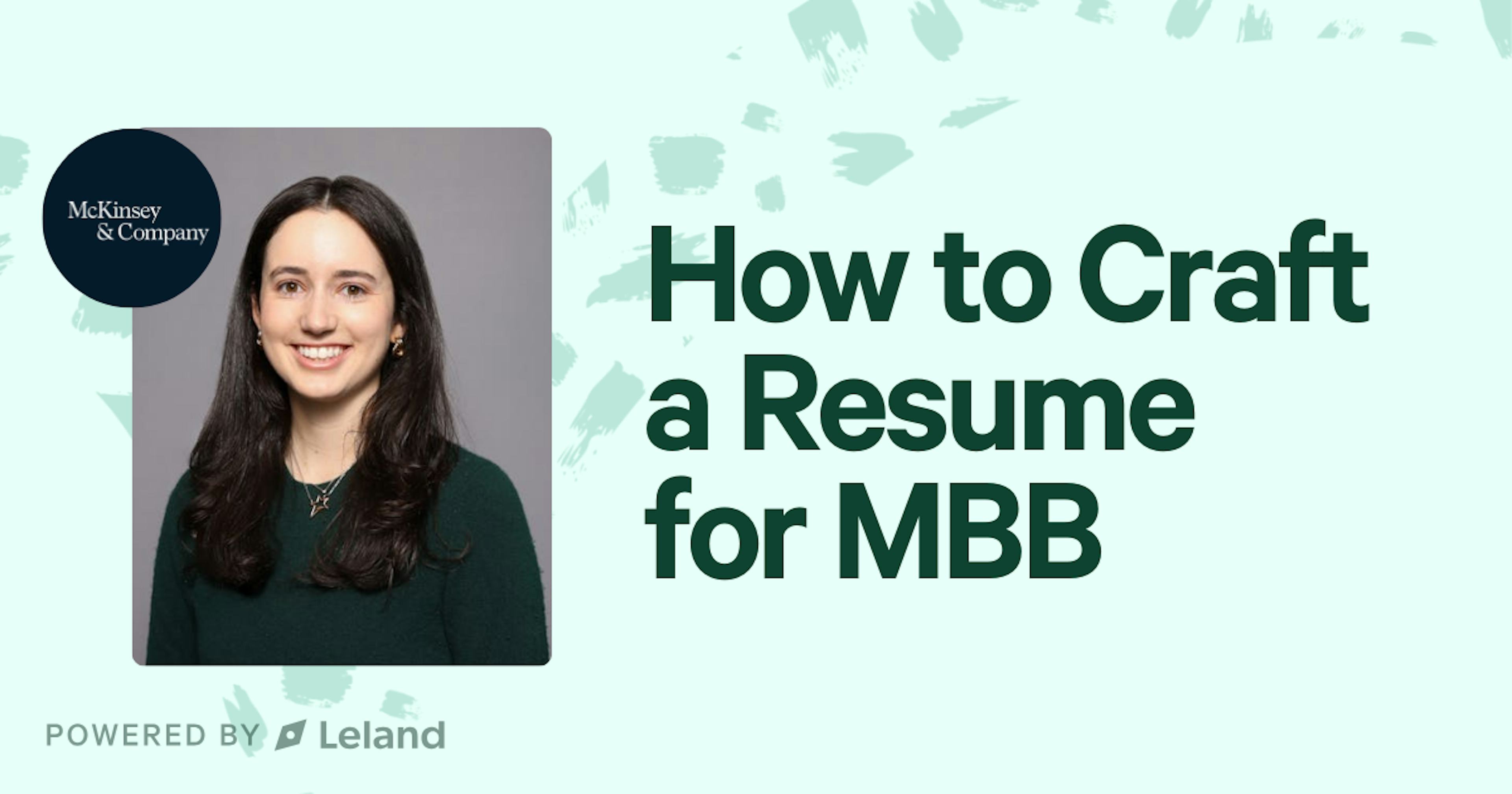 How to Craft a Resume for MBB