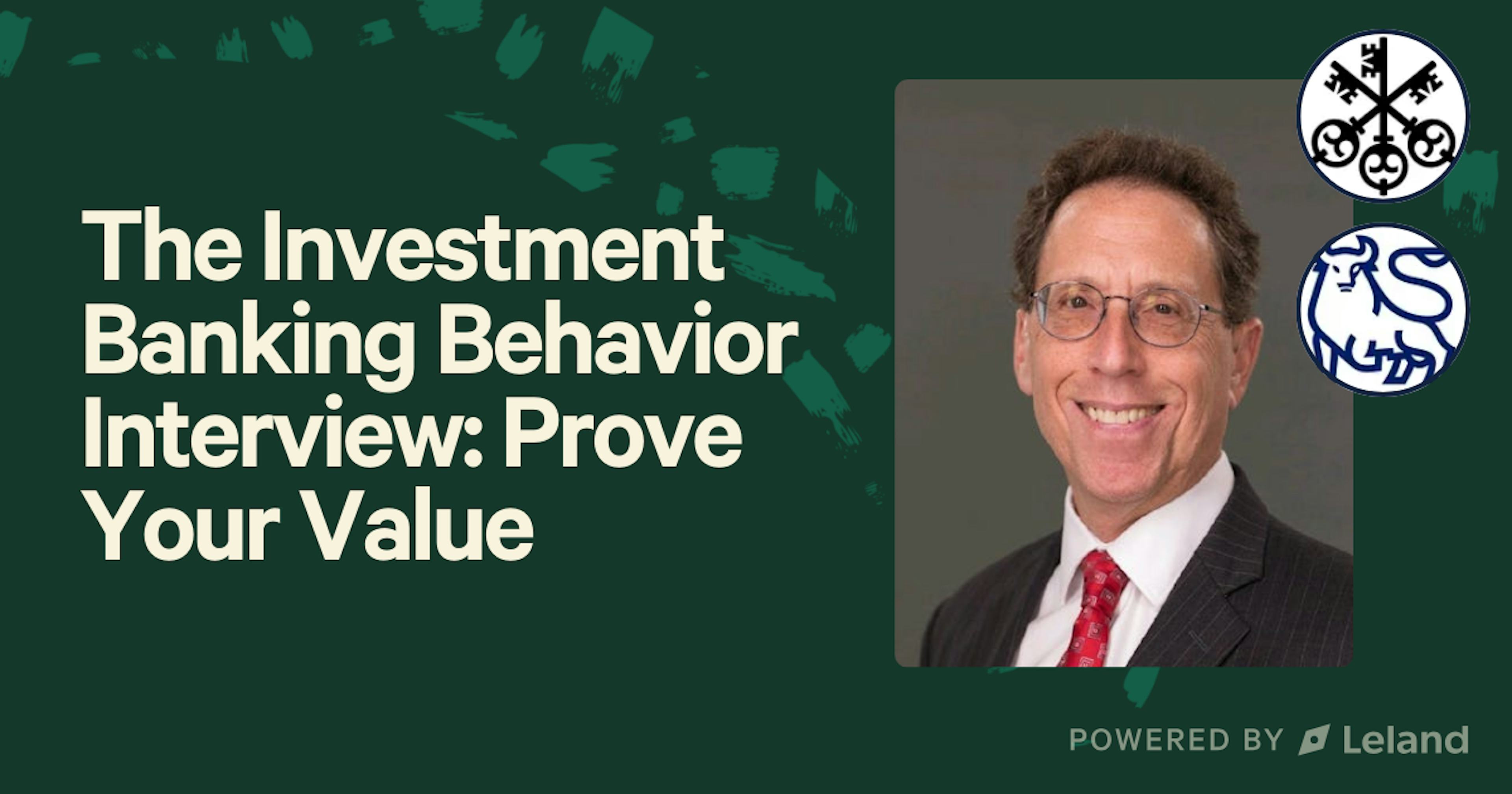 The Investment Banking Behavior Interview: Prove Your Value