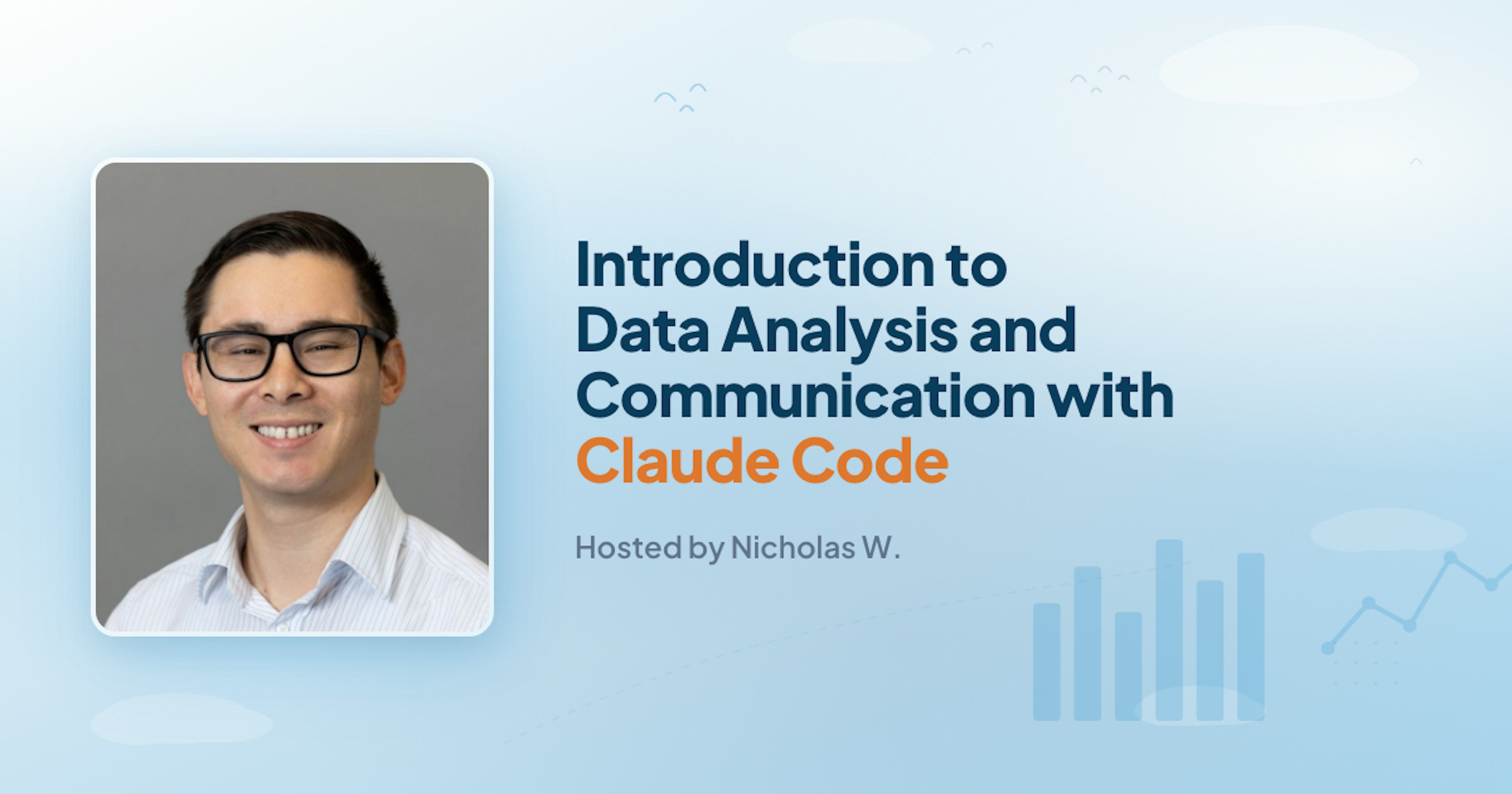 Introduction to Data Analysis and Communication with Claude Code