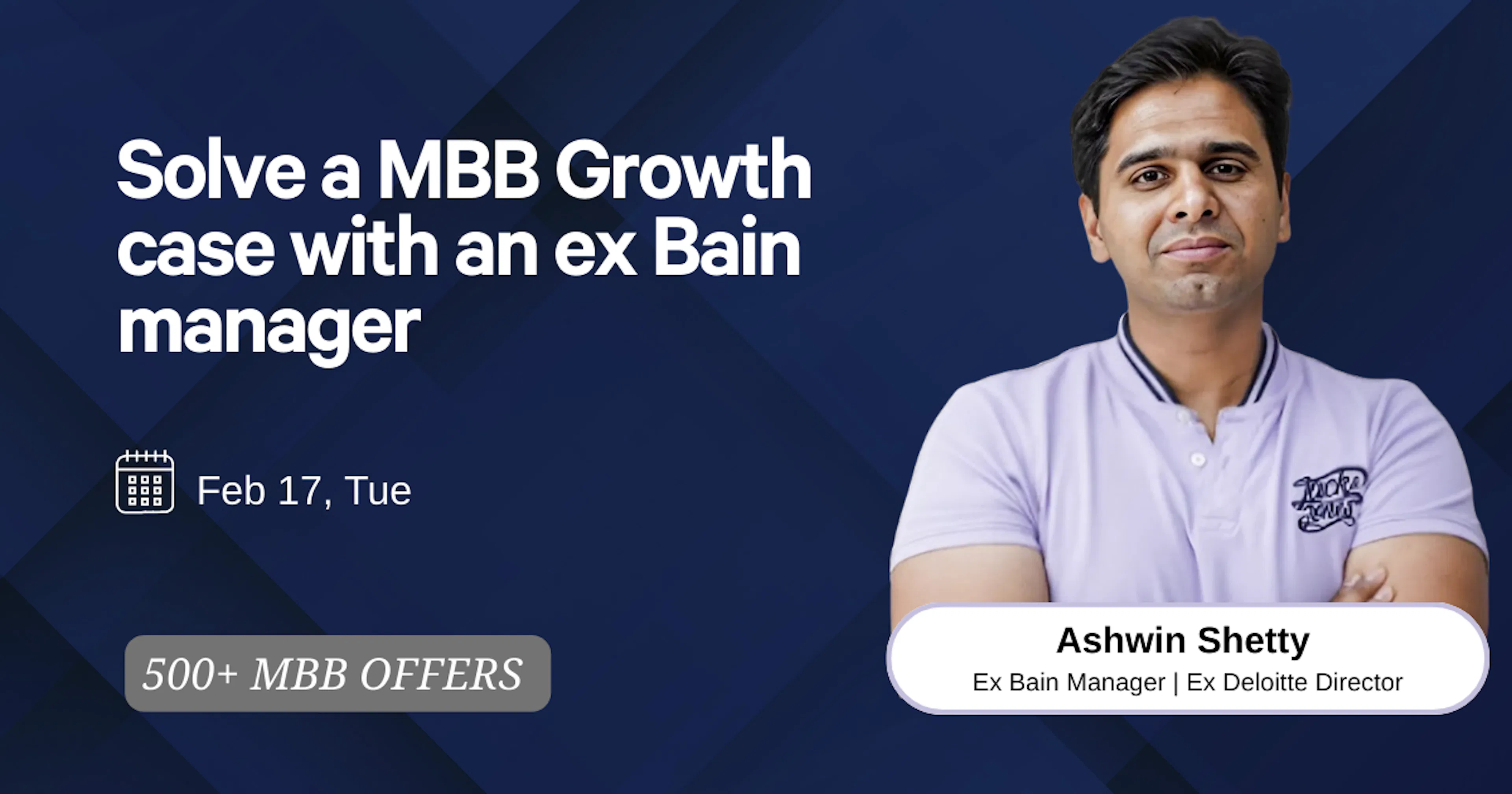 Solve a MBB Growth case with a ex Bain manager 