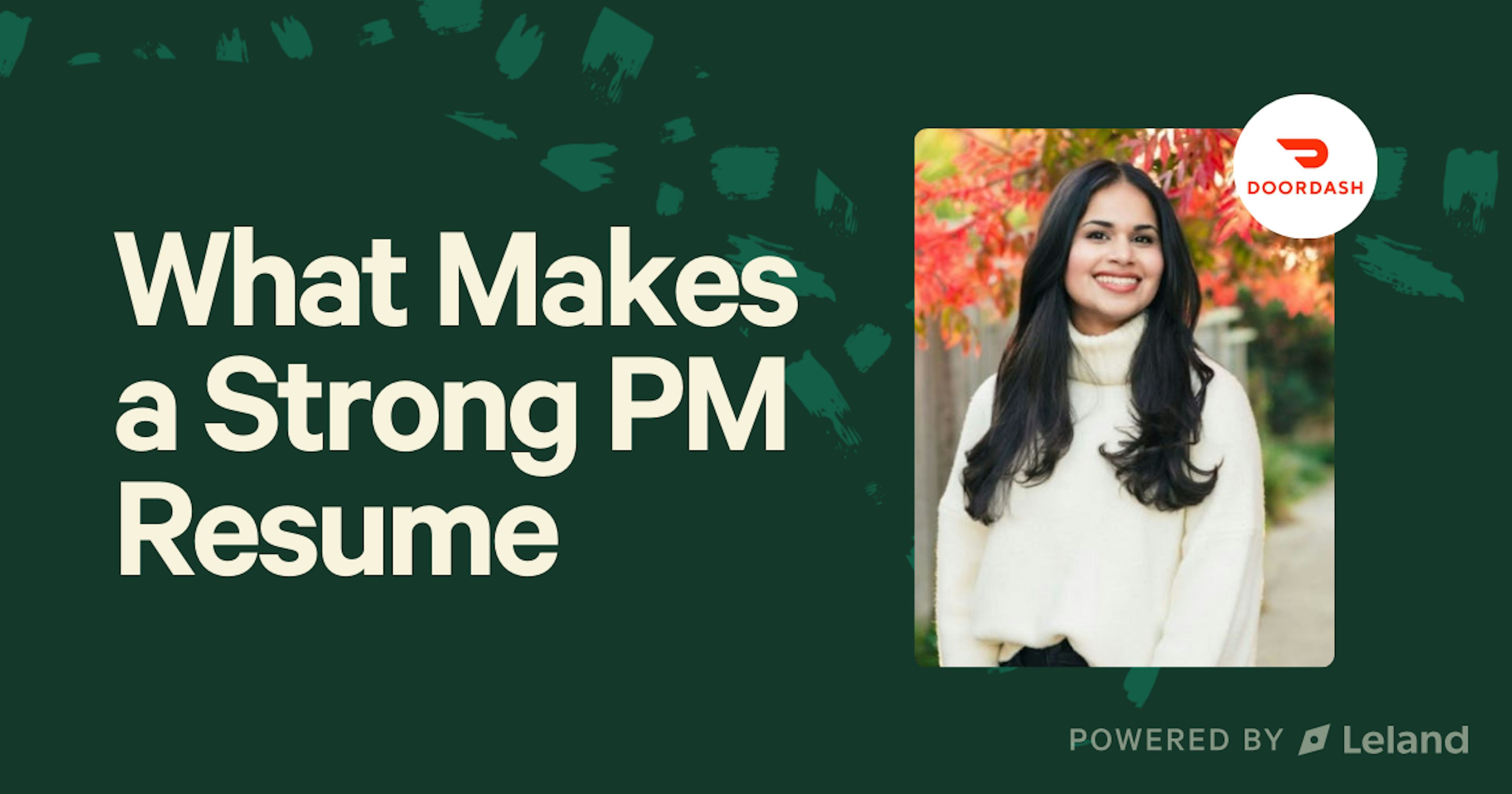 What Makes a Strong PM Resume