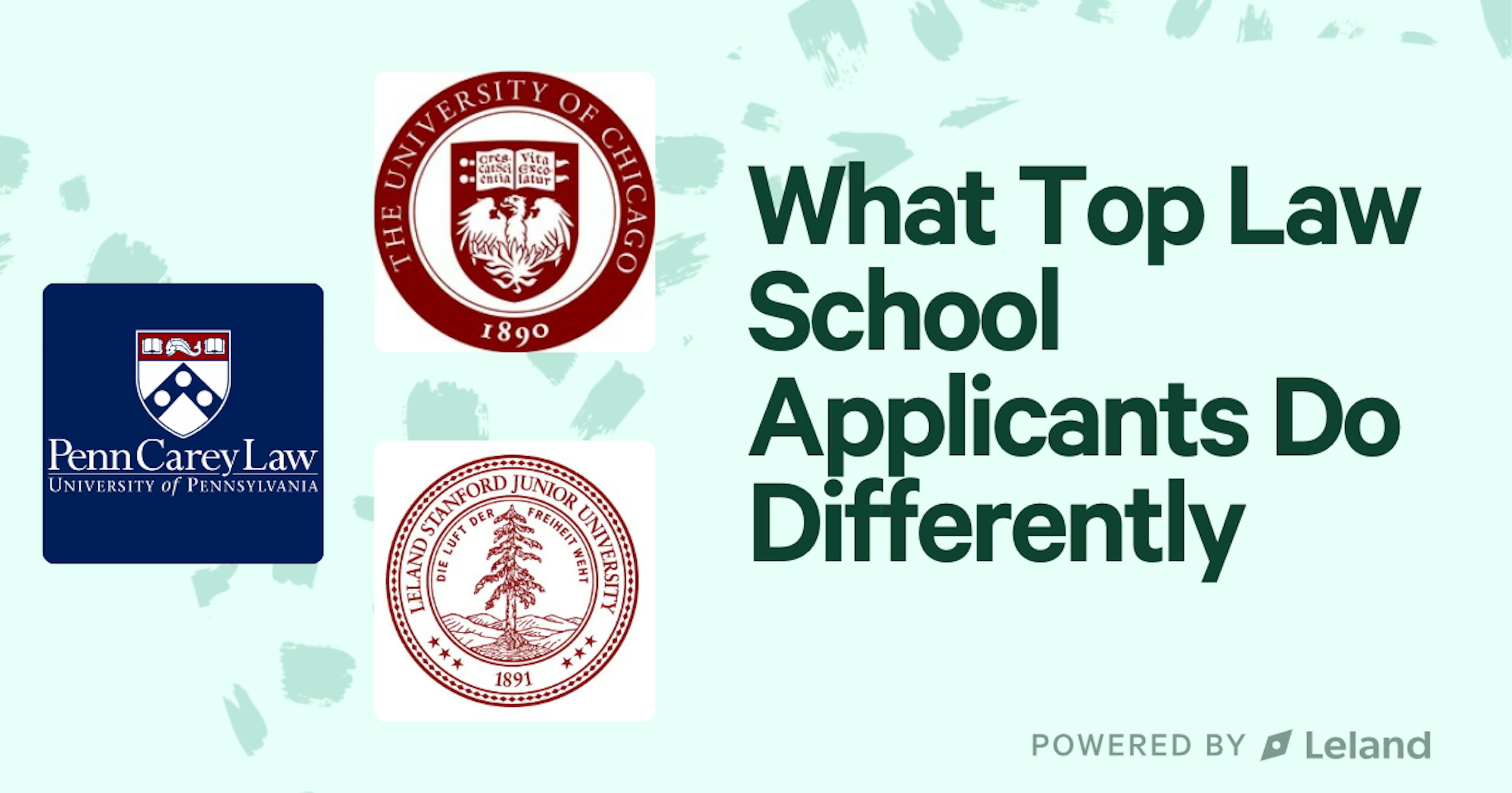 What Top Law School Applicants Do Differently