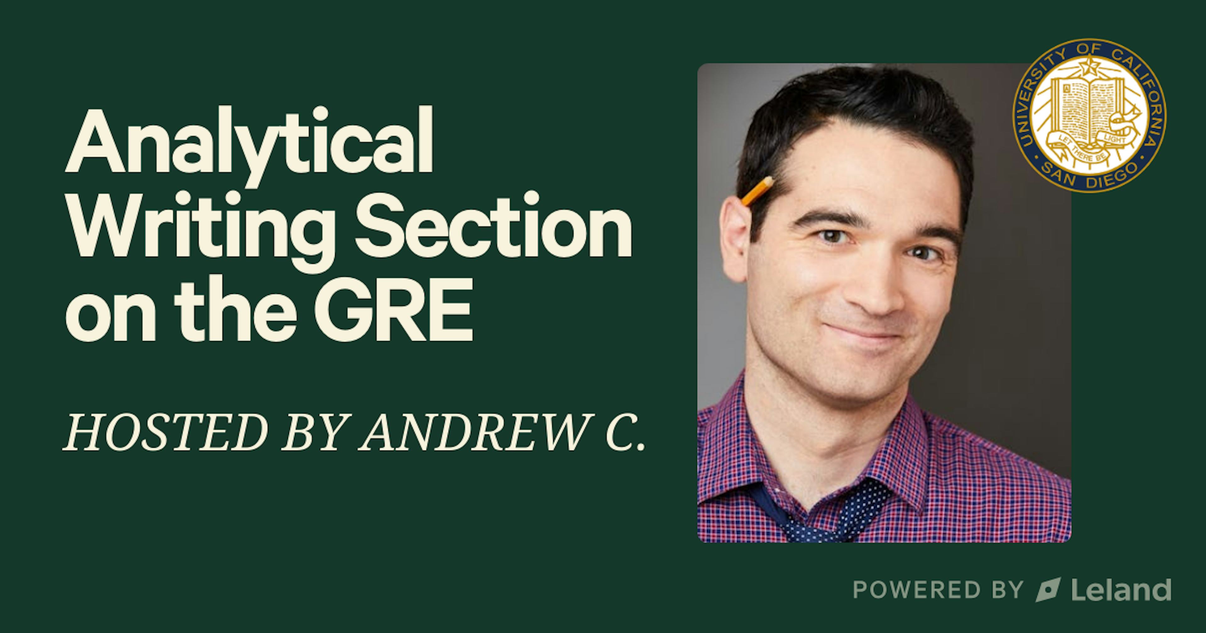 Analytical Writing Section on the GRE