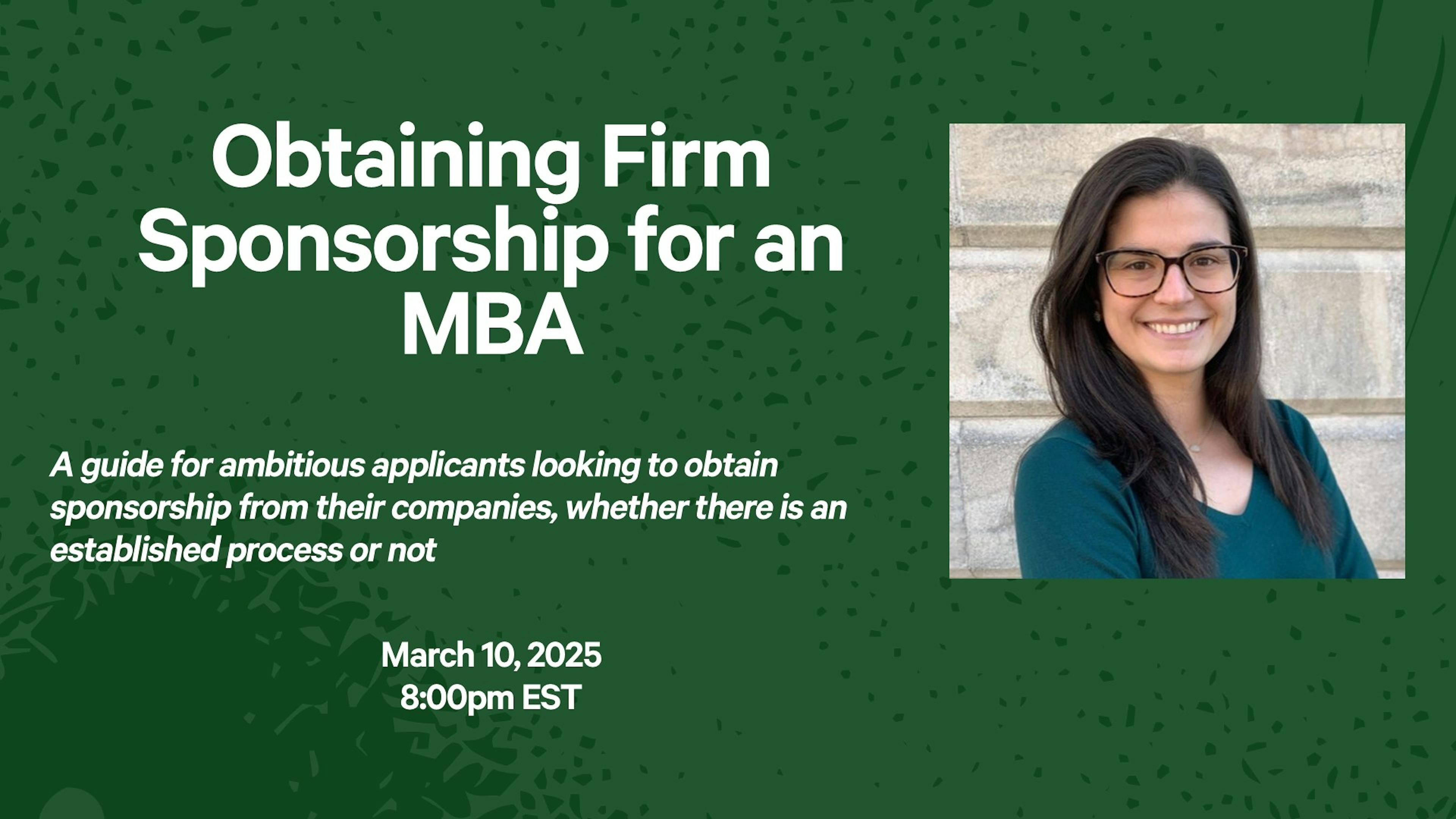 Obtaining Firm Sponsorship for an MBA